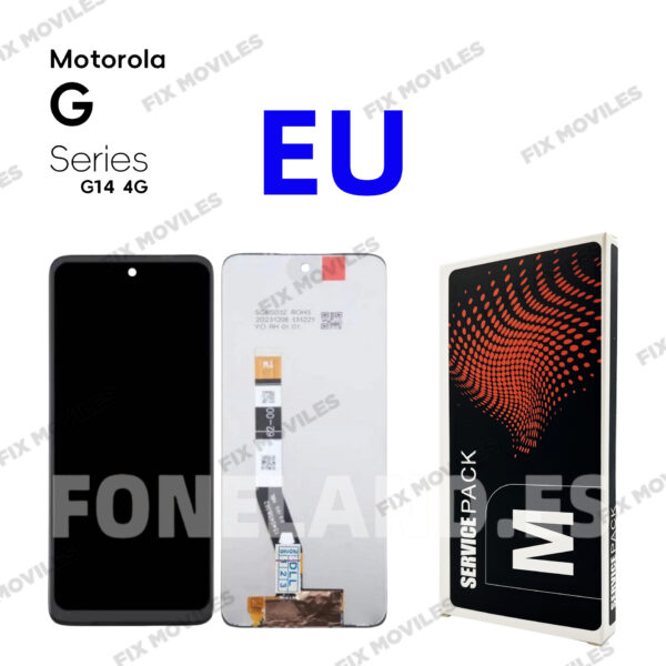 Pantalla Motorola G14 / G54 5G (XT2341-1 / XT2341-3) Â«Version TMÂ» Negra Completa LCD+TÃ¡ctil SERVICE PACK Â«EUÂ»