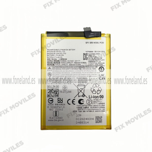 BaterÃ­a Motorola G14 (XT2341) / G54 5G (XT2343-1, XT2343-2) (PC50)