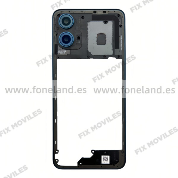 Carcasa Trasera(B) para Motorola G34 Negro