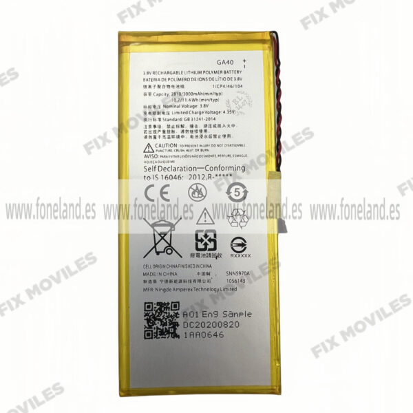 BaterÃ­a Motorola G4 / G4 Plus (GA40)