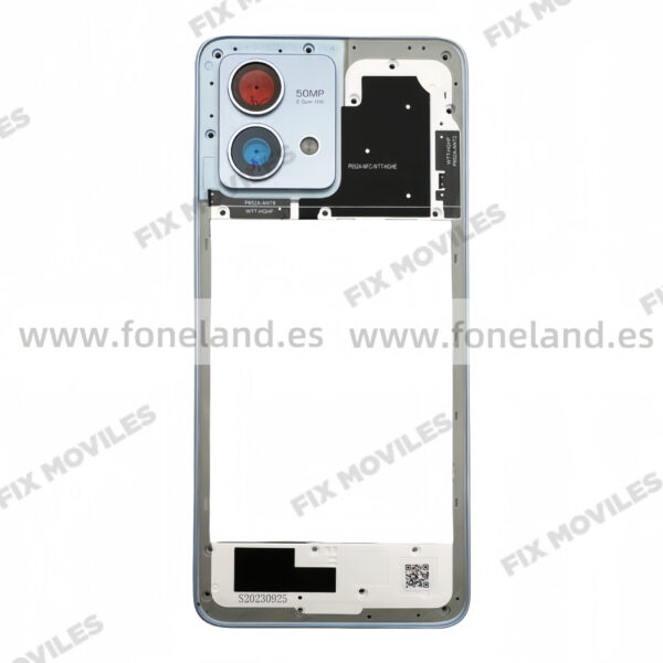 Carcasa Trasera(B) para Motorola G84 Azul Claro