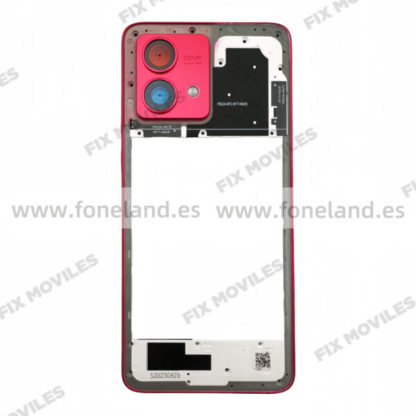 Carcasa Trasera(B) para Motorola G84 Rojo