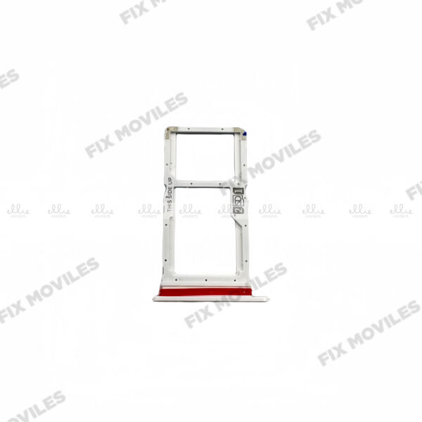Bandeja de SIM para Motorola Moto One Fusion Plus Blanca