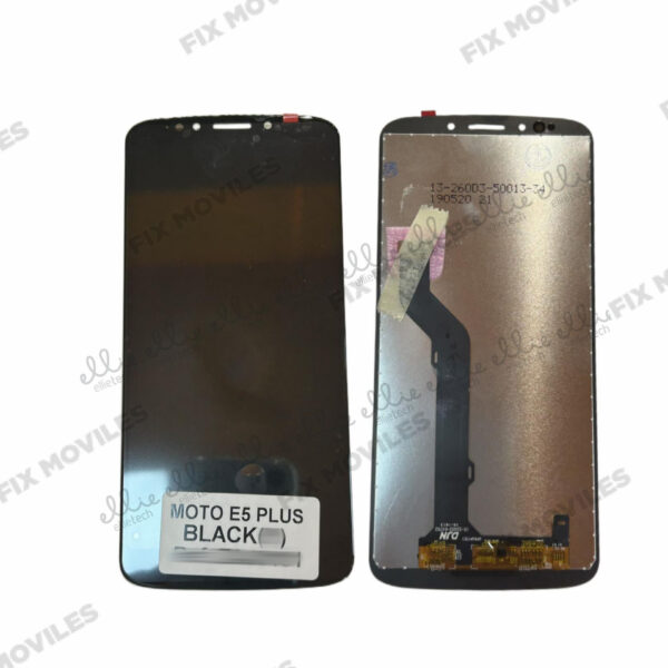 Original Pantalla Motorola E5 Plus Negra Completa LCD+Tactil