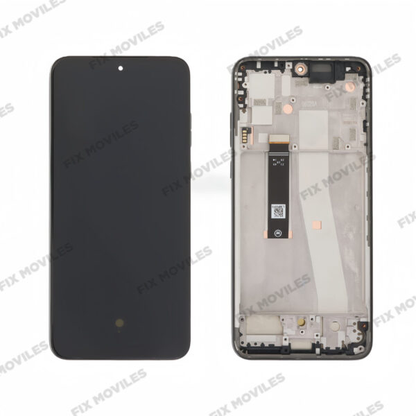 Original Pantalla Motorola Edge 30 NEO Negra Completa LCD+Tactil con Marco