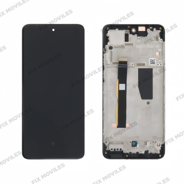 Pantalla Motorola G84 5G Con Marco Negra Completa LCD+Tactil SERVICE PACK