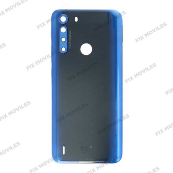 Tapa Trasera para Motorola Moto One Fusion Azul con Lente EXCELLENT