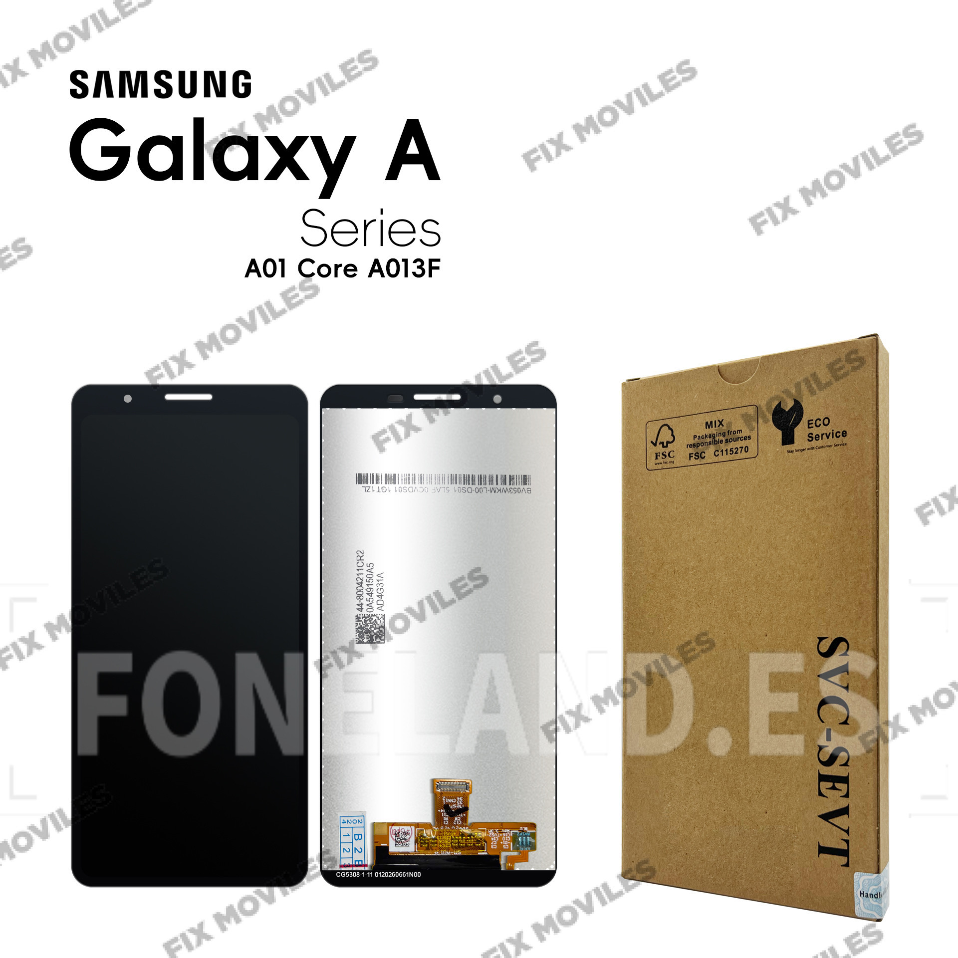Pantalla Samsung Galaxy A01 Core / M01 Core A013F / M013F Negra Completa SERVICE PACK Pantalla Samsung Galaxy A01 Core / M01 Core A013F / M013F Negra Completa SERVICE PACK - Image 1
