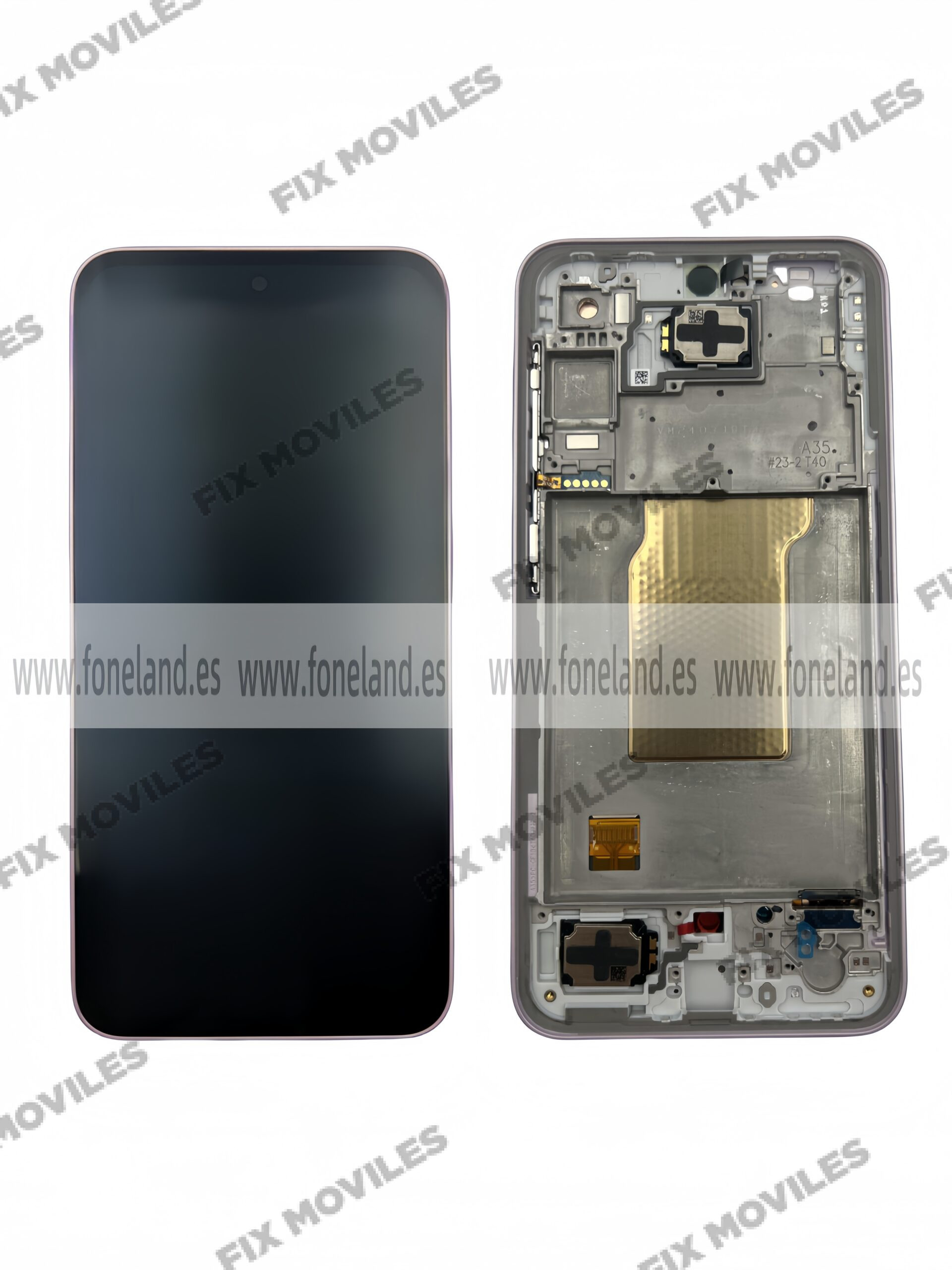Pantalla Samsung SM-A356 A35 5G 2024 Amarillo / Verde limon con Marco Original Completa SERVICE PACK Pantalla Samsung SM-A356 A35 5G 2024 Amarillo / Verde limon con Marco Original Completa SERVICE PACK - Image 1