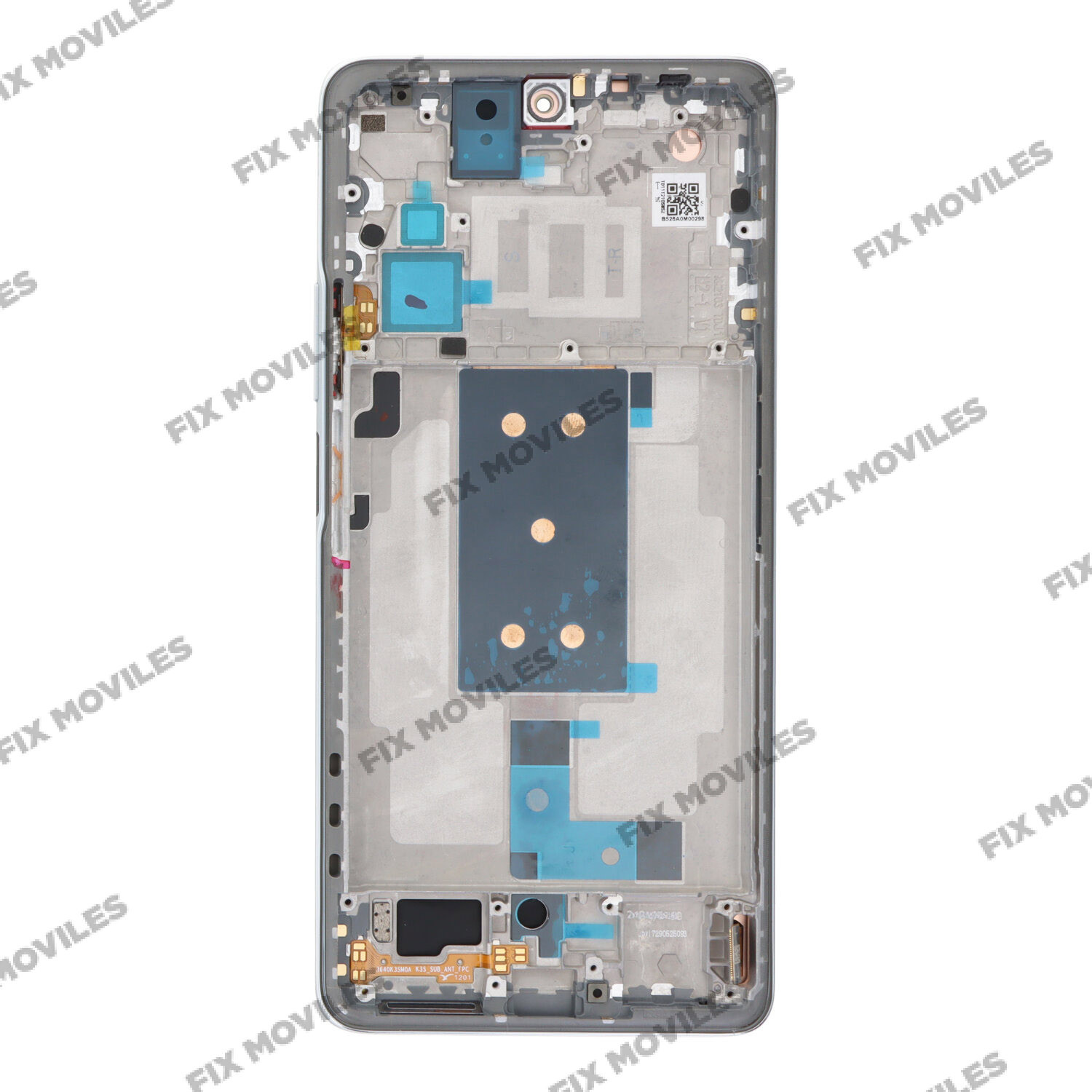 Pantalla Xiaomi Mi 11T / Mi 11T Pro Plateado con marco LCD+TACTIL Completo SERVICE PACK Pantalla Xiaomi Mi 11T / Mi 11T Pro Plateado con marco LCD+TACTIL Completo SERVICE PACK - Image 1