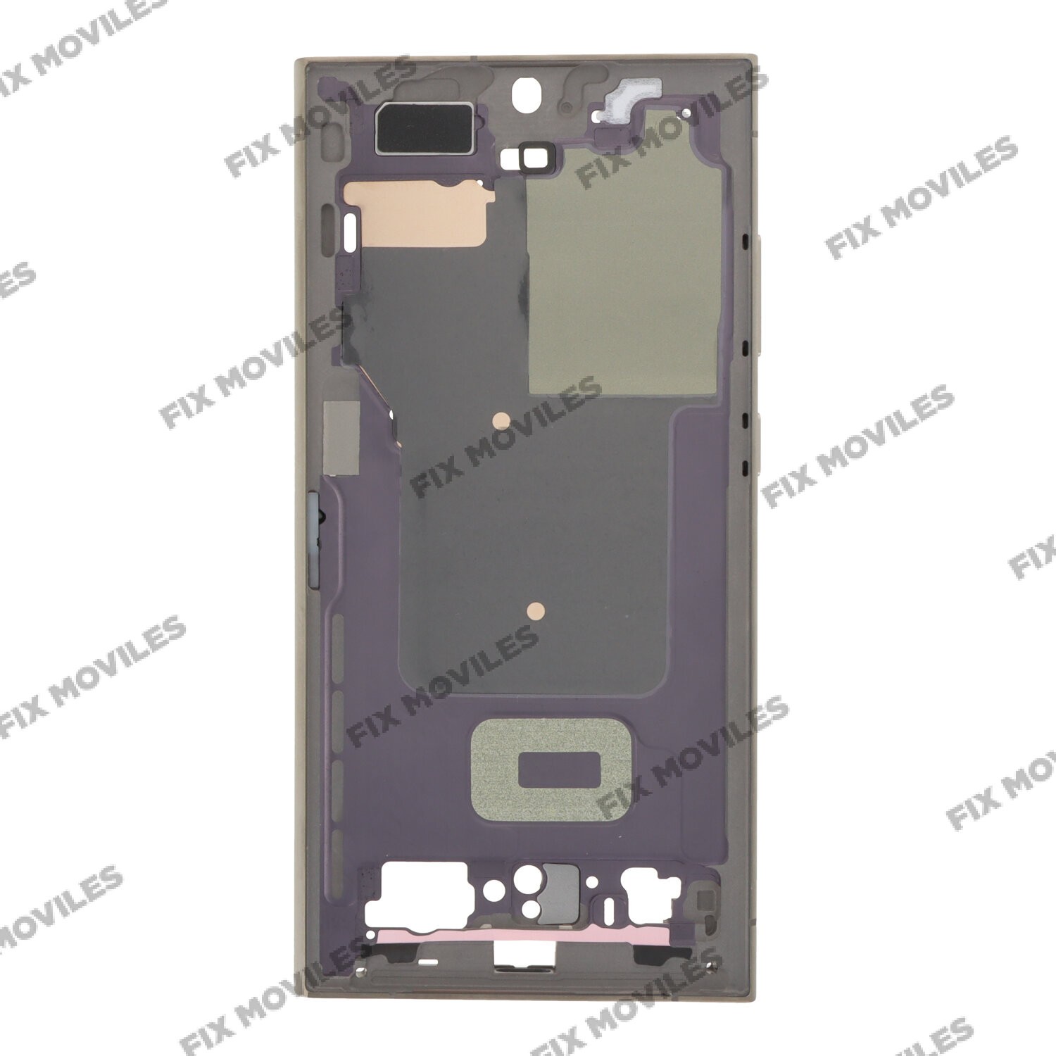 Carcasa Frontal para Samsung S24 Ultra 5G S928B Gris con adesivo pantalla completo Carcasa Frontal para Samsung S24 Ultra 5G S928B Gris con adesivo pantalla completo - Image 1