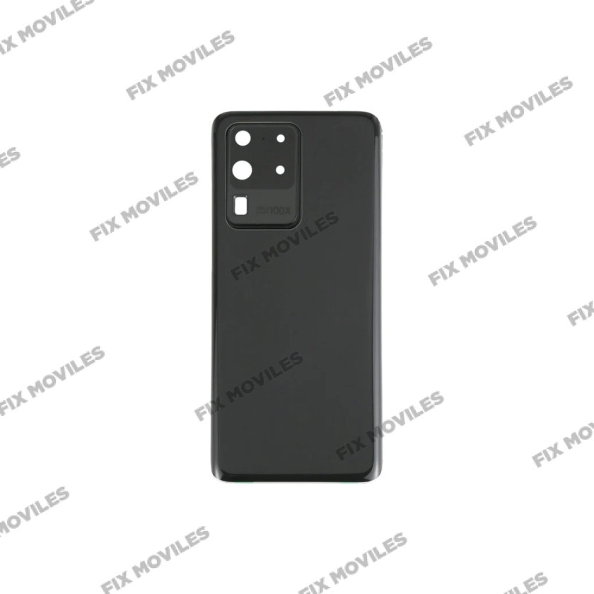 Tapa Trasera para Samsung S20 Ultra G988 Negro con Lente Tapa Trasera para Samsung S20 Ultra G988 Negro con Lente - Image 1