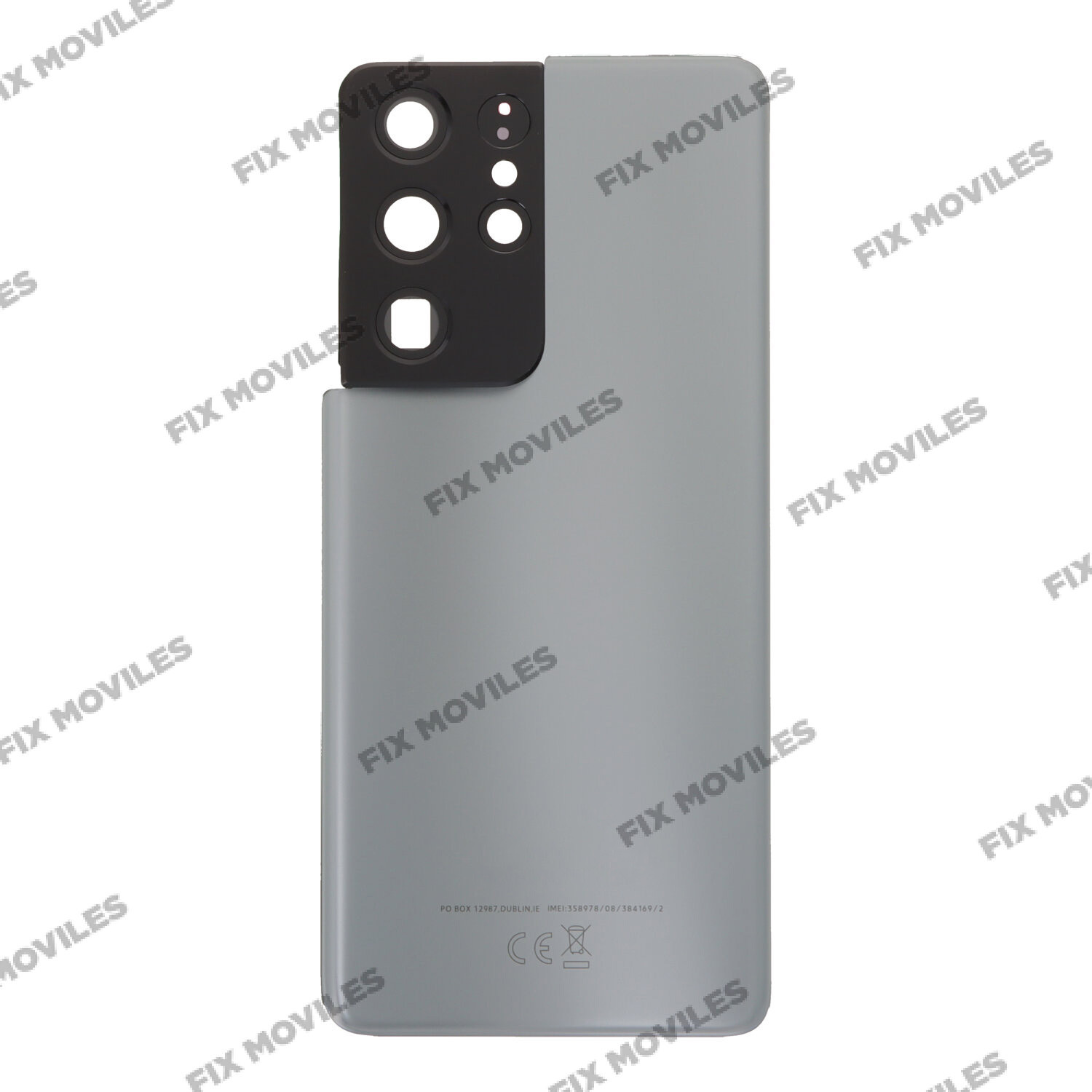 Tapa Trasera Samsung S21 Ultra 5G G998B Gris con Lente Tapa Trasera Samsung S21 Ultra 5G G998B Gris con Lente - Image 1