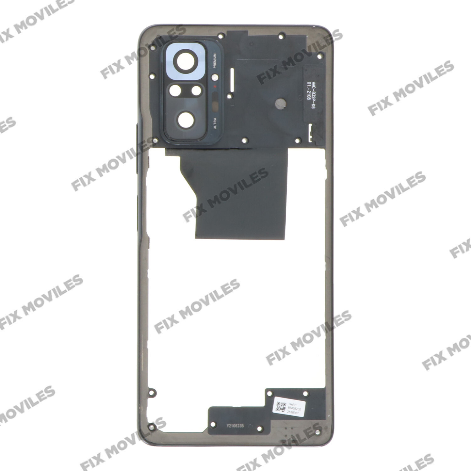 Carcasa Trasera(B) para Xiaomi Redmi Note 10 Pro 4G Negro Carcasa Trasera(B) para Xiaomi Redmi Note 10 Pro 4G Negro - Image 1