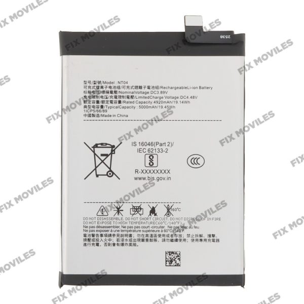 Batería para Nothing Phone 3A / Nothing Phone 3A Pro NT04 5000mAh