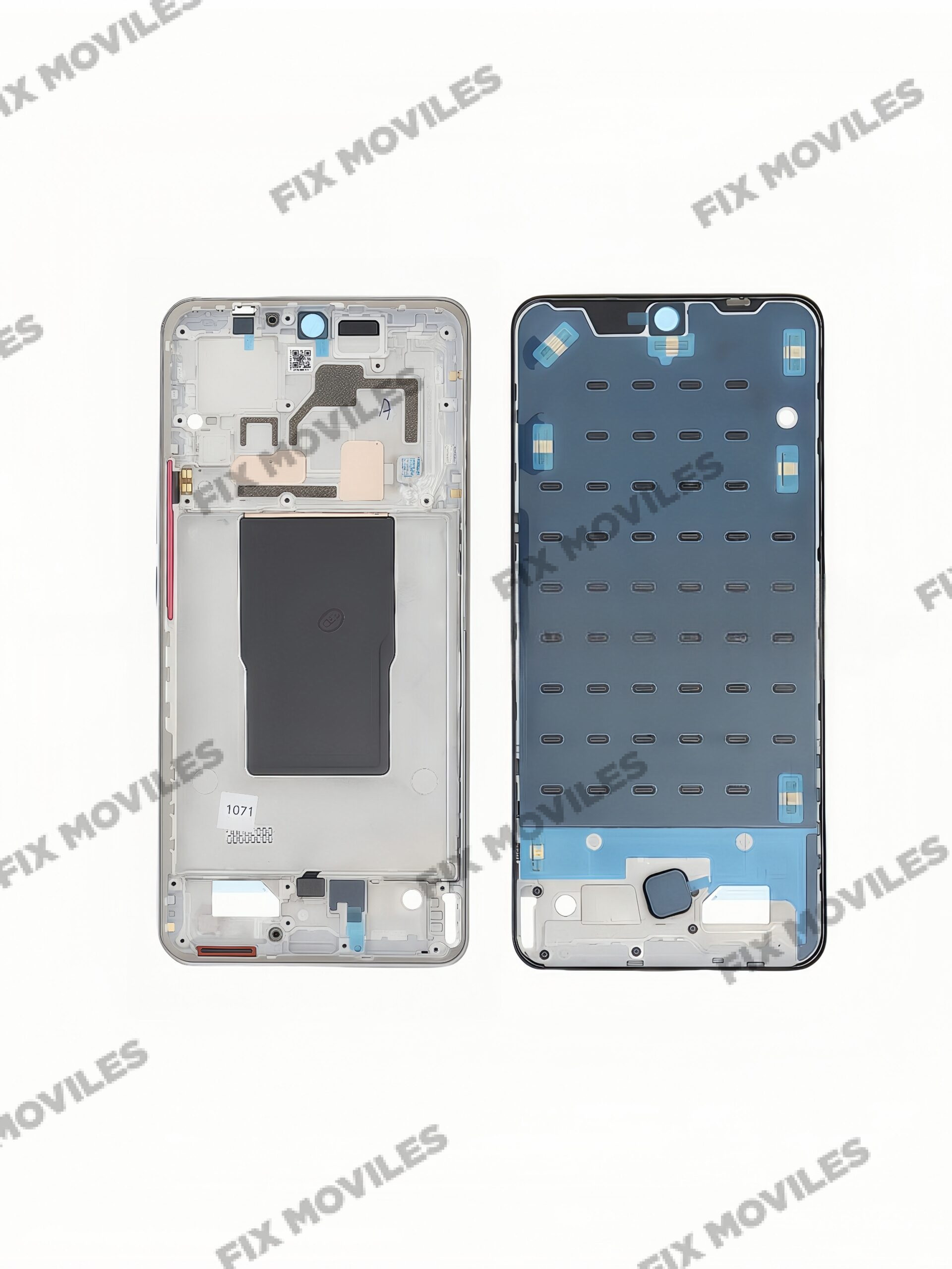 Carcasa Frontal para Xiaomi 12T / 12T Pro Plata Carcasa Frontal para Xiaomi 12T / 12T Pro Plata - Image 1