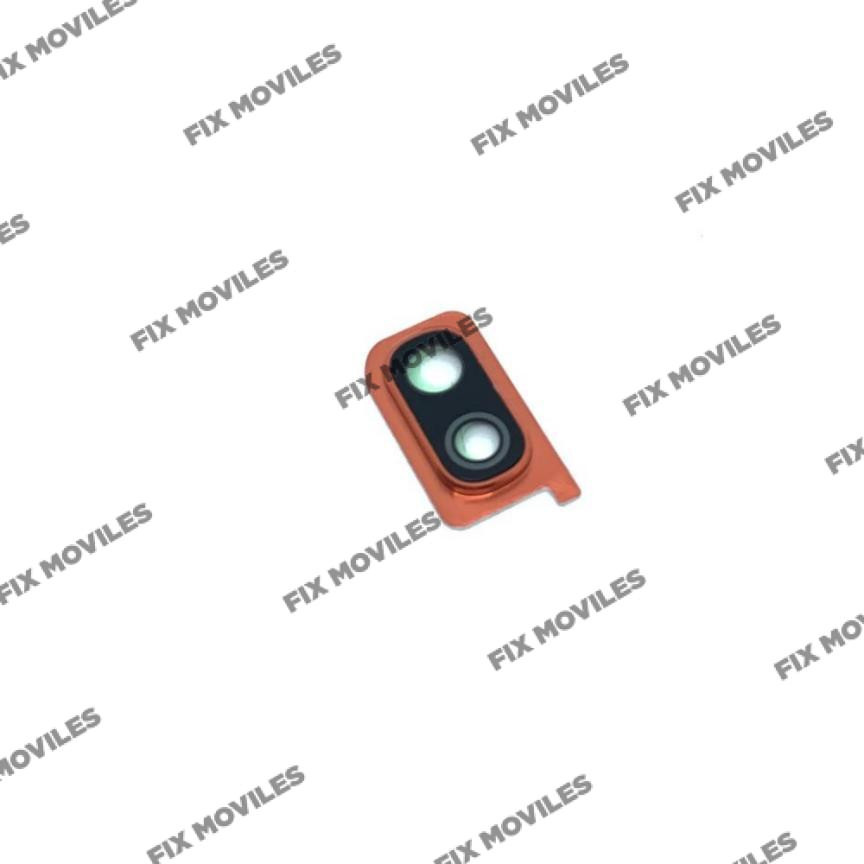 Lente Cristal Camara Con Marco para Samsung A30 Rojo Lente Cristal Camara Con Marco para Samsung A20E Naranja camara - Image 1