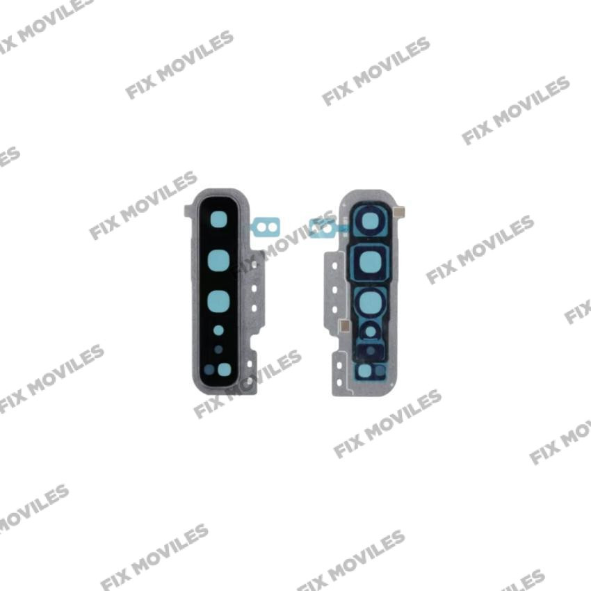 Lente Cristal Camara + Marco para Samsung S10 5G G977B Negro camara Lente Cristal Camara + Marco para Samsung S10 5G G977B Negro camara - Image 1