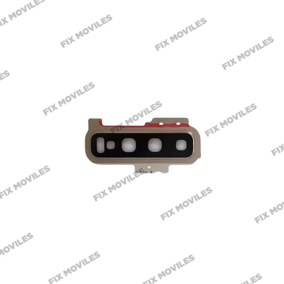 Lente Cristal Camara + Marco para Samsung S10 Plus G975 Dorado Lente Cristal Camara + Marco para Samsung S10 Plus G975 Dorado - Image 1