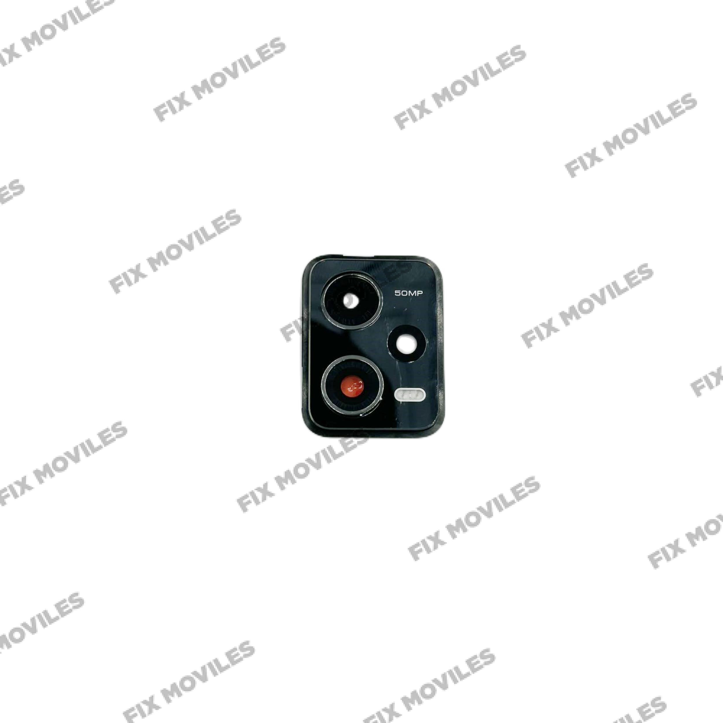 Lente Cristal Camara + Marco para Xiaomi Redmi Note 12 Pro 5G Negro Lente Cristal Camara + Marco para Xiaomi Redmi Note 12 Pro 5G Negro - Image 1