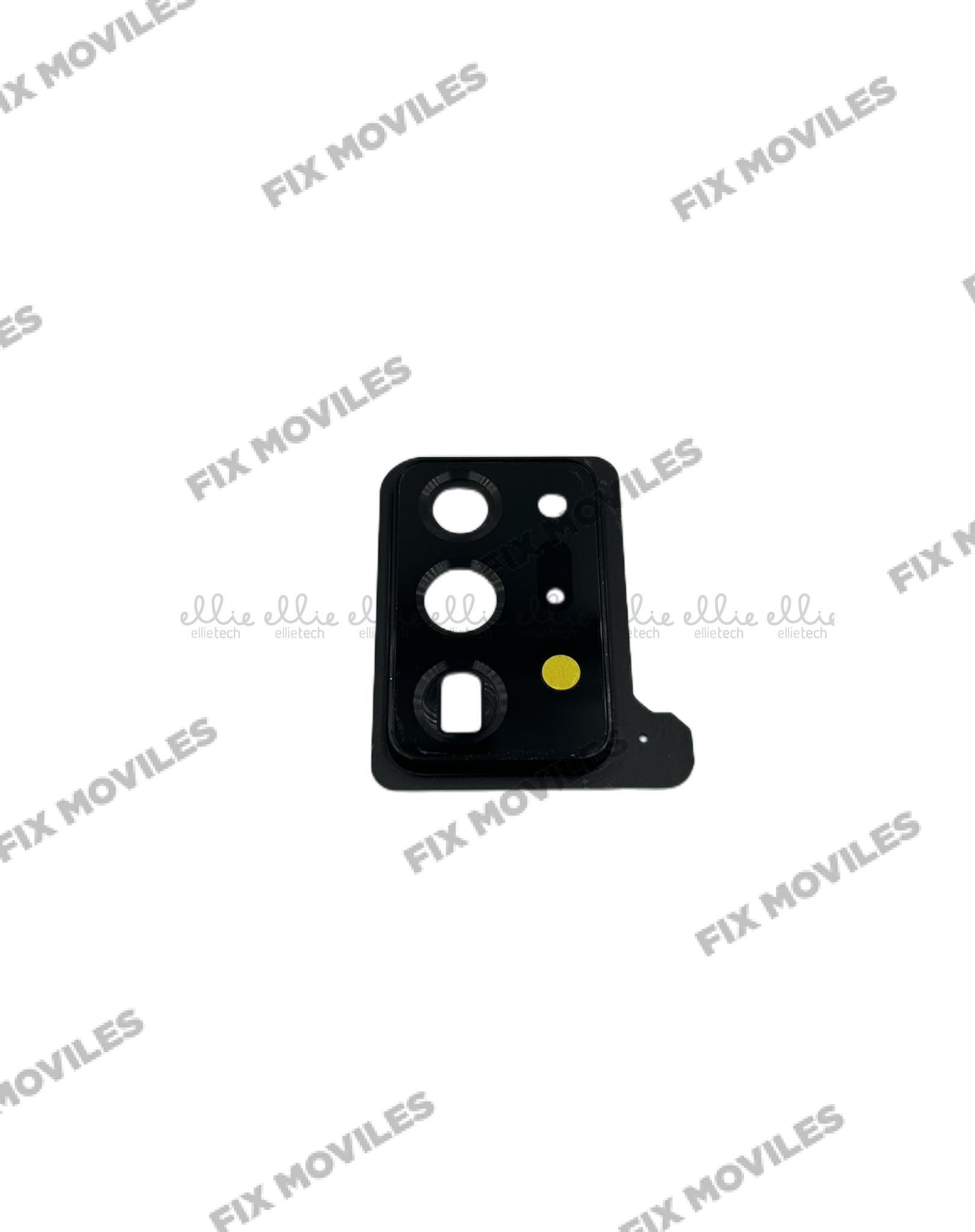 Lente Cristal Camara con Marco para Samsung Note 20 Ultra N986F / N985F Negro camara Lente Cristal Camara con Marco para Samsung Note 20 Ultra N986F / N985F Negro camara - Image 1