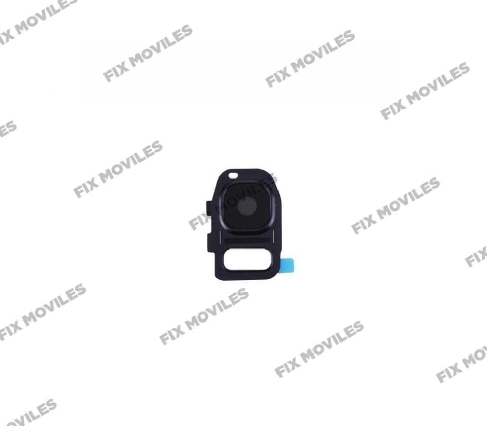Lente Cristal camara+marco soporte para SAMSUNG SM-G930F Galaxy S7/SM-G935F S7 Edge Negro camara Lente Cristal camara+marco soporte para SAMSUNG SM-G930F Galaxy S7/SM-G935F S7 Edge Negro camara - Image 1