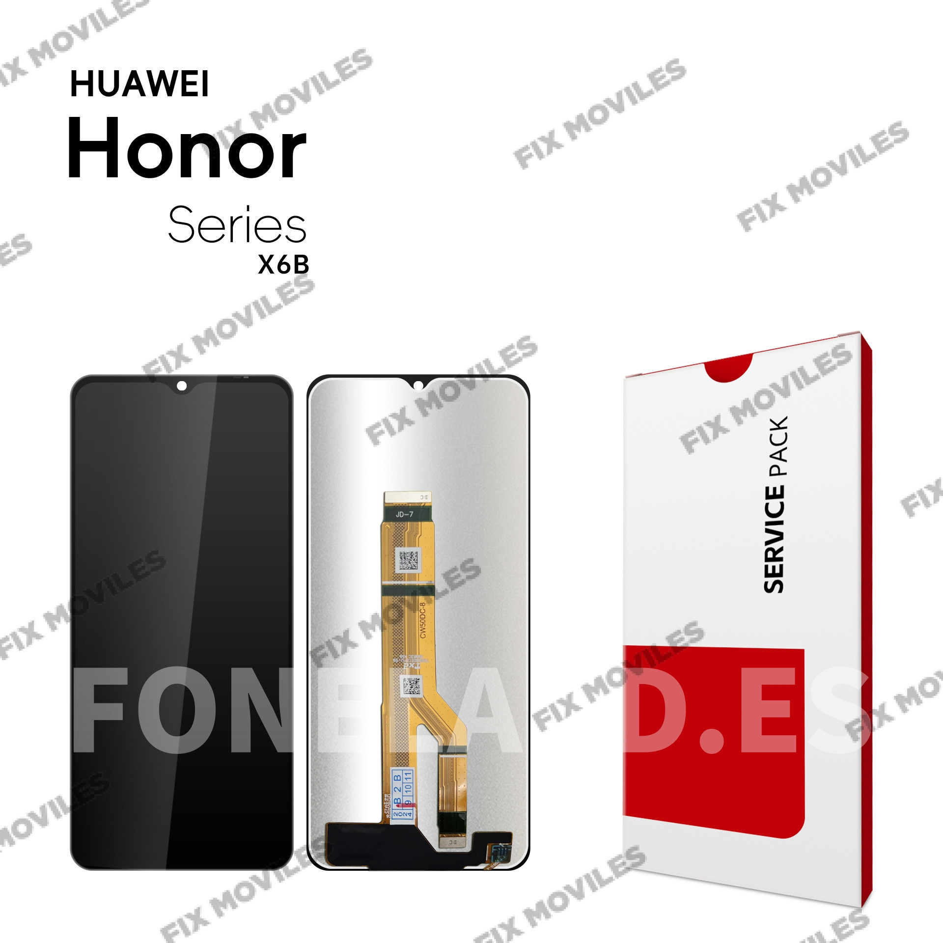 Pantalla Huawei Honor X6B 2024 (JDY-LX1, JDY-LX2) Sin Marco Completa LCD+Tactil SERVICE PACK Pantalla Huawei Honor X6B 2024 (JDY-LX1, JDY-LX2) Sin Marco Completa LCD+Tactil SERVICE PACK - Image 1