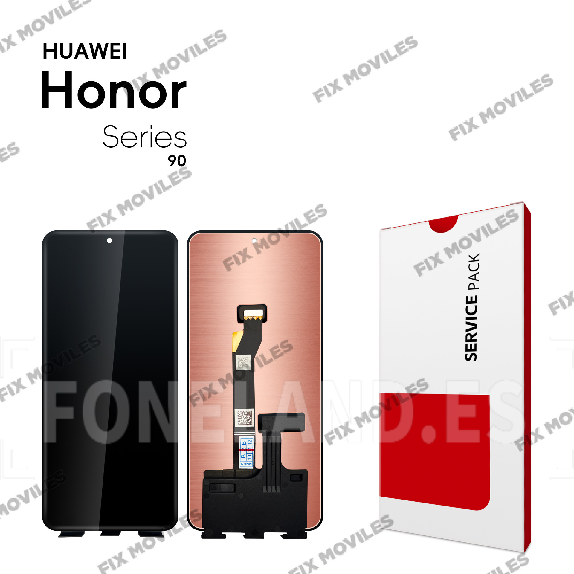 Pantalla Huawei Honor 90 5G 2023 (REA-AN00, REA-NX9) Negra Completa LCD+Tactil SERVICE PACK Pantalla Huawei Honor 90 5G 2023 (REA-AN00, REA-NX9) Negra Completa LCD+Tactil SERVICE PACK - Image 1