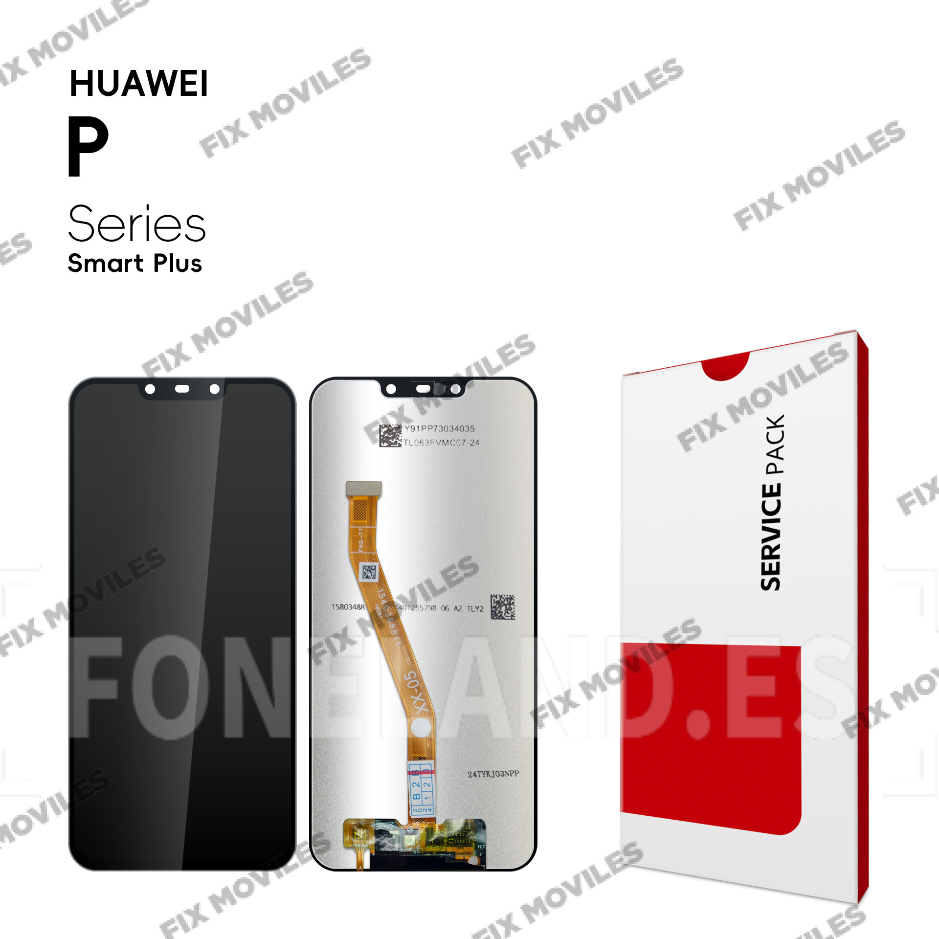 Pantalla Huawei P Smart Plus (INE-LX1, INE-L21) / Nova 3i 2018 Negro Sin Marco Completa LCD+Tactil SERVICE PACK Pantalla Huawei P Smart Plus (INE-LX1, INE-L21) / Nova 3i 2018 Negro Sin Marco Completa LCD+Tactil SERVICE PACK - Image 1