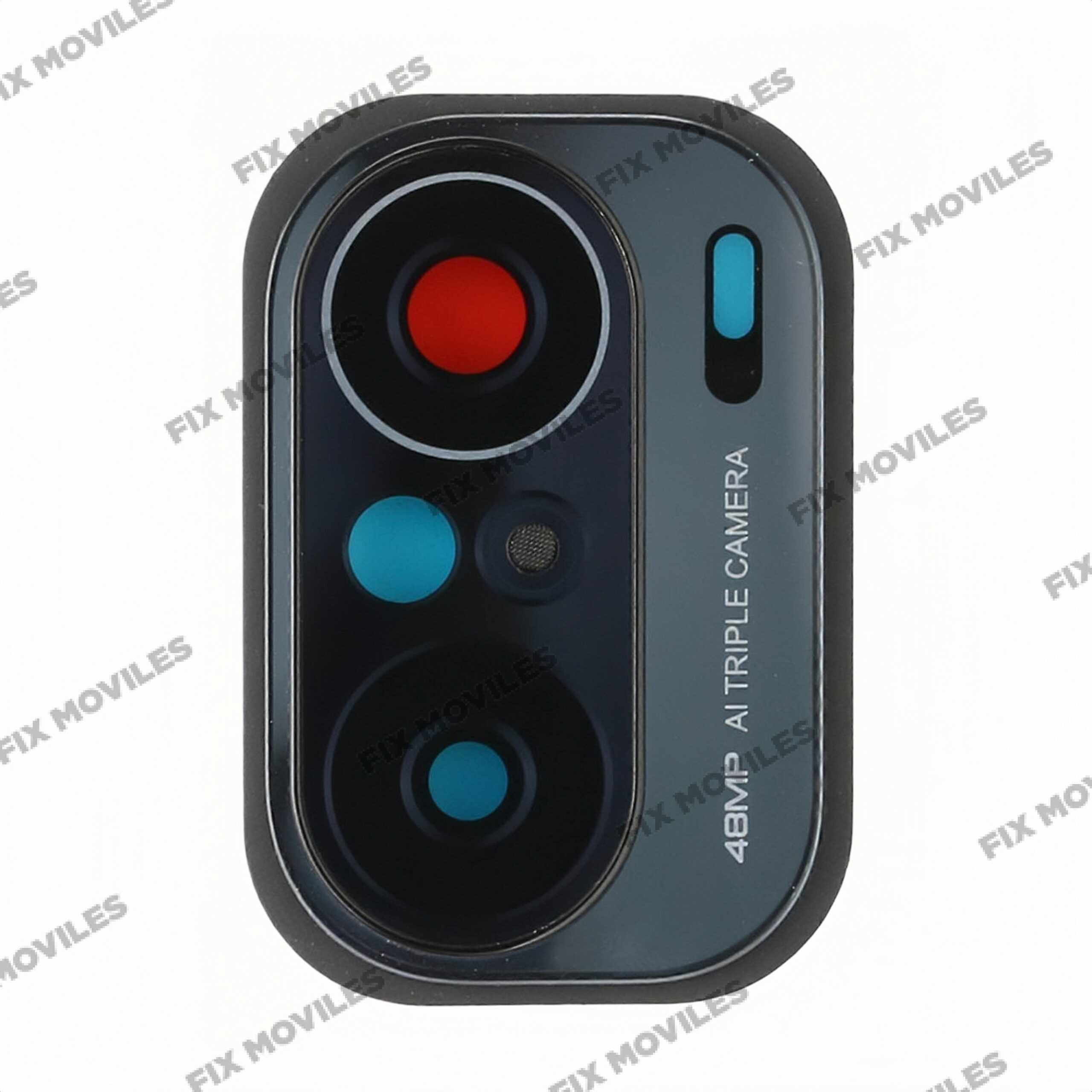 Lente Cristal Camara + Marco para Xiaomi Redmi K40 48MP / K40 Pro Negro camara Lente Cristal Camara + Marco para Xiaomi Redmi K40 48MP / K40 Pro Negro camara - Image 1