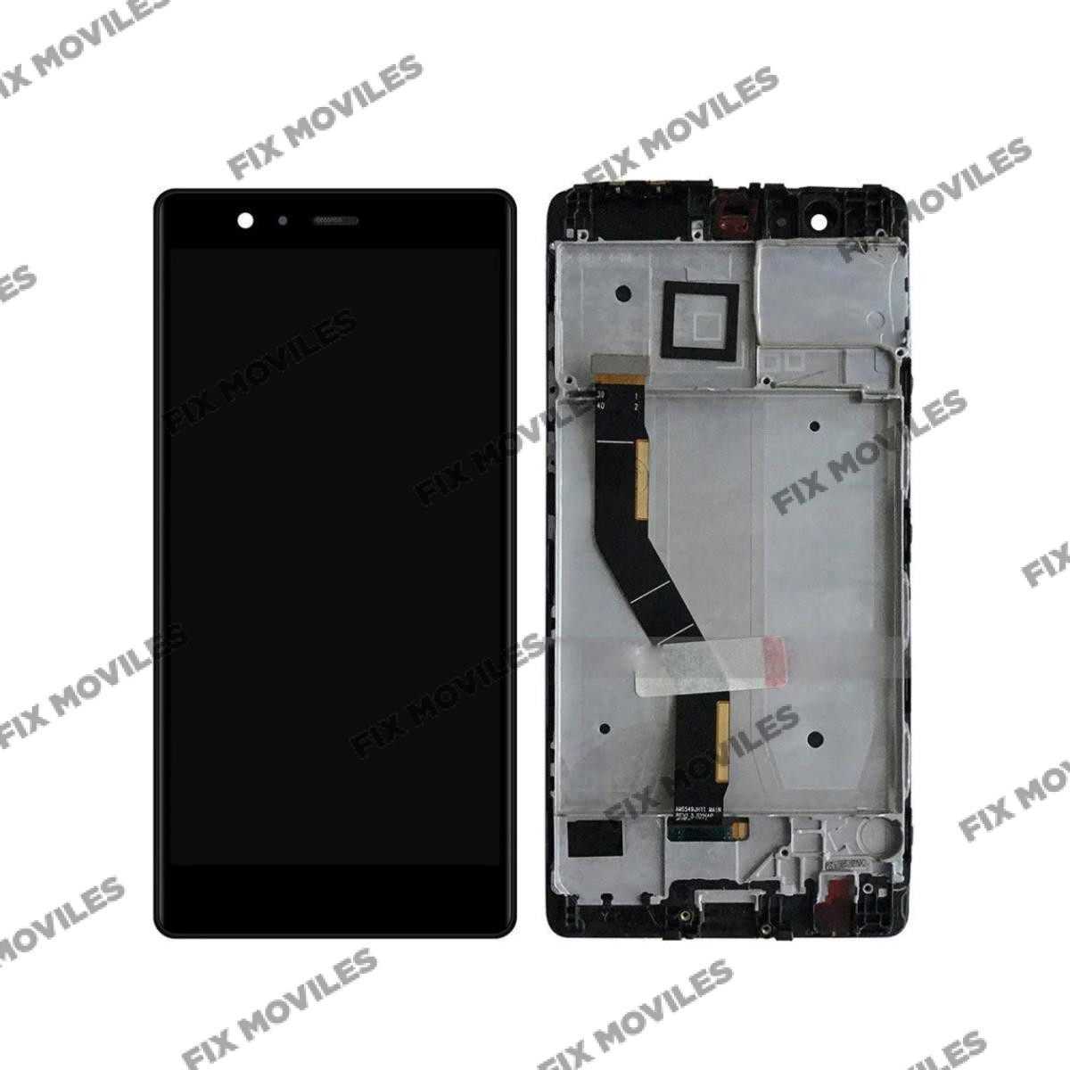 Pantalla Huawei P9 Plus Negra Con Marco LCD+Tactil Completa Pantalla Huawei P9 Plus Negra Con Marco LCD+Tactil Completa - Image 1