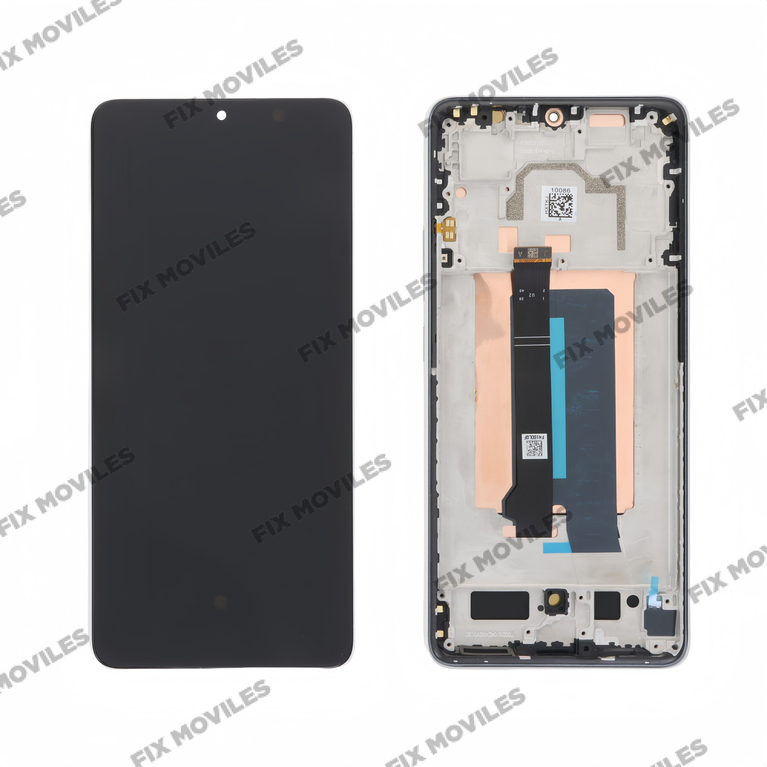 Original Pantalla Xiaomi Poco X6 Pro 5G (2024) Gris con Marco Blanco Completa LCD+Tactil Original Pantalla Xiaomi Poco X6 Pro 5G (2024) Gris con Marco Blanco Completa LCD+Tactil - Image 1