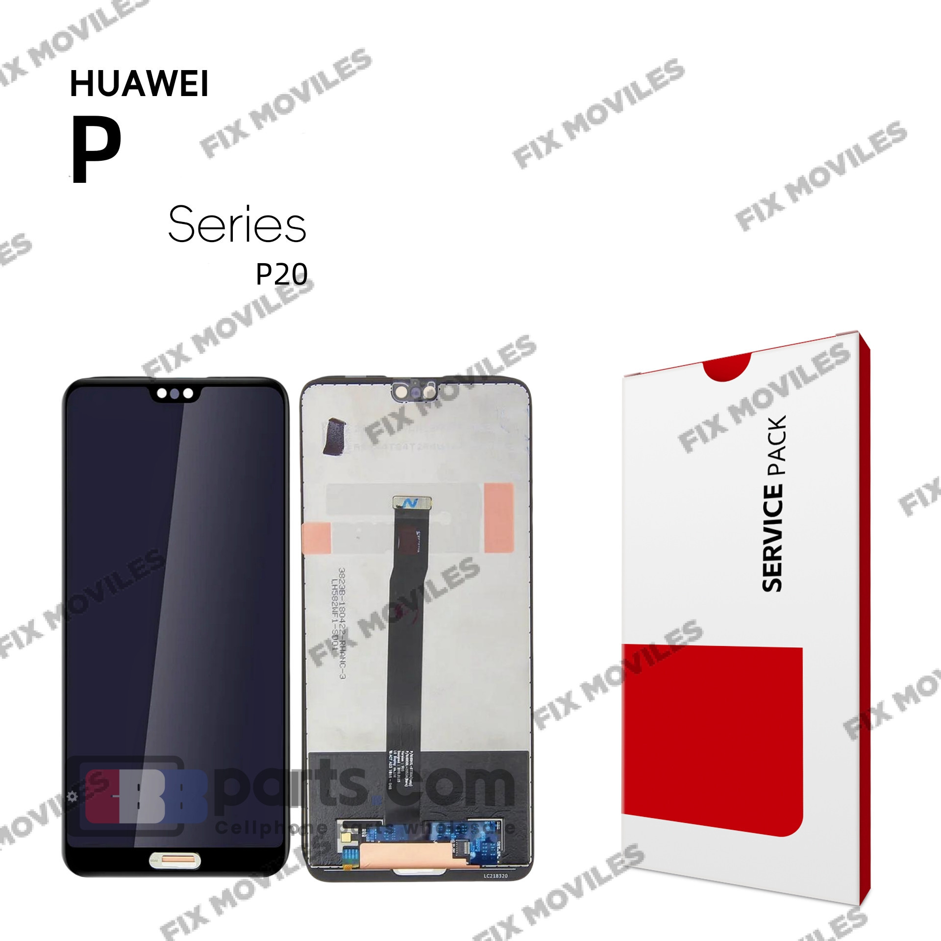 Pantalla Huawei P20 (EML-L09, EML-L29) Negra Completa LCD+Tactil EXCELLENT Pantalla Huawei P20 (EML-L09, EML-L29) Negra Completa LCD+Tactil EXCELLENT - Image 1