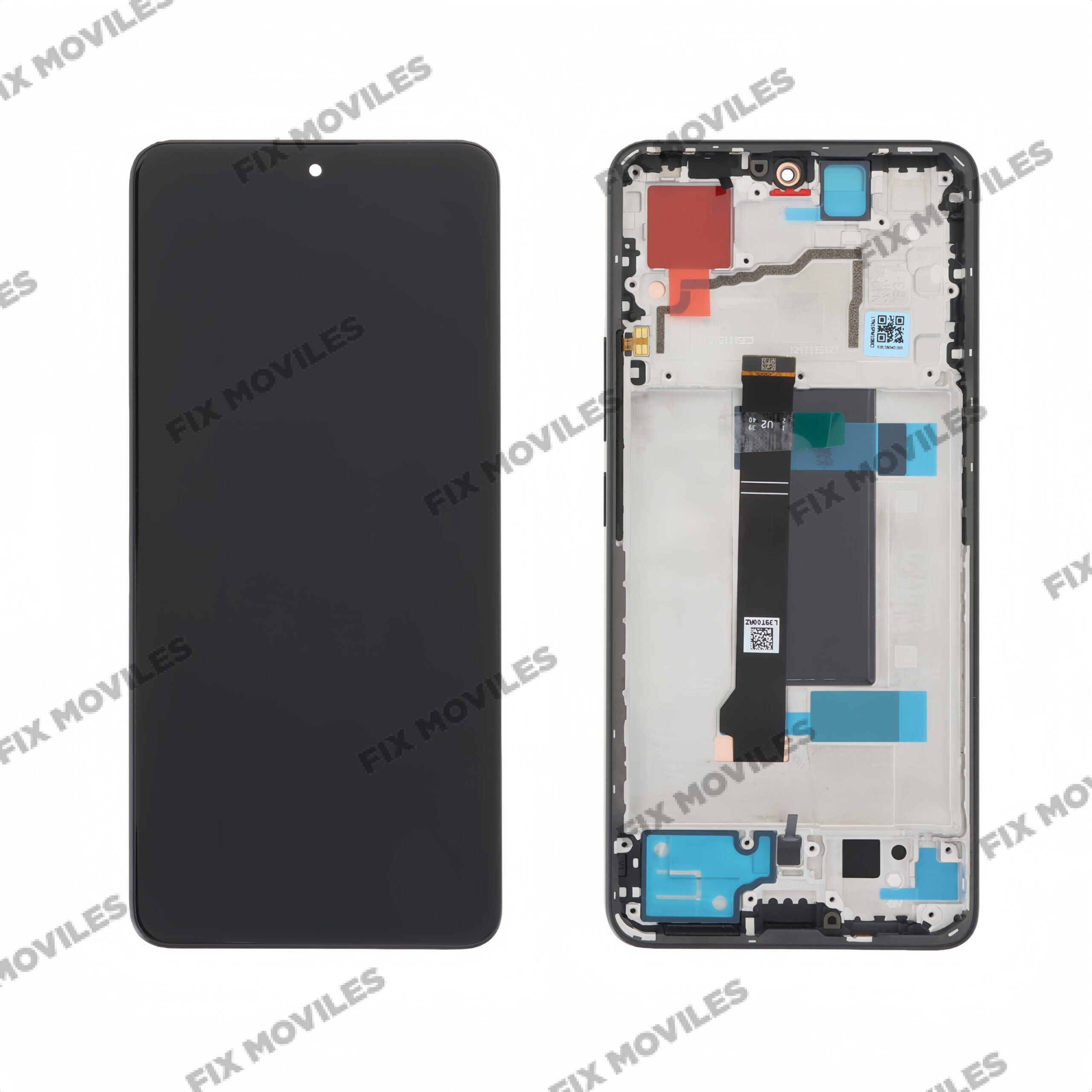 Pantalla Original Redmi Note 13 Pro 5G Con Marco Negro Pantalla Original Redmi Note 13 Pro 5G Con Marco Negro - Image 1
