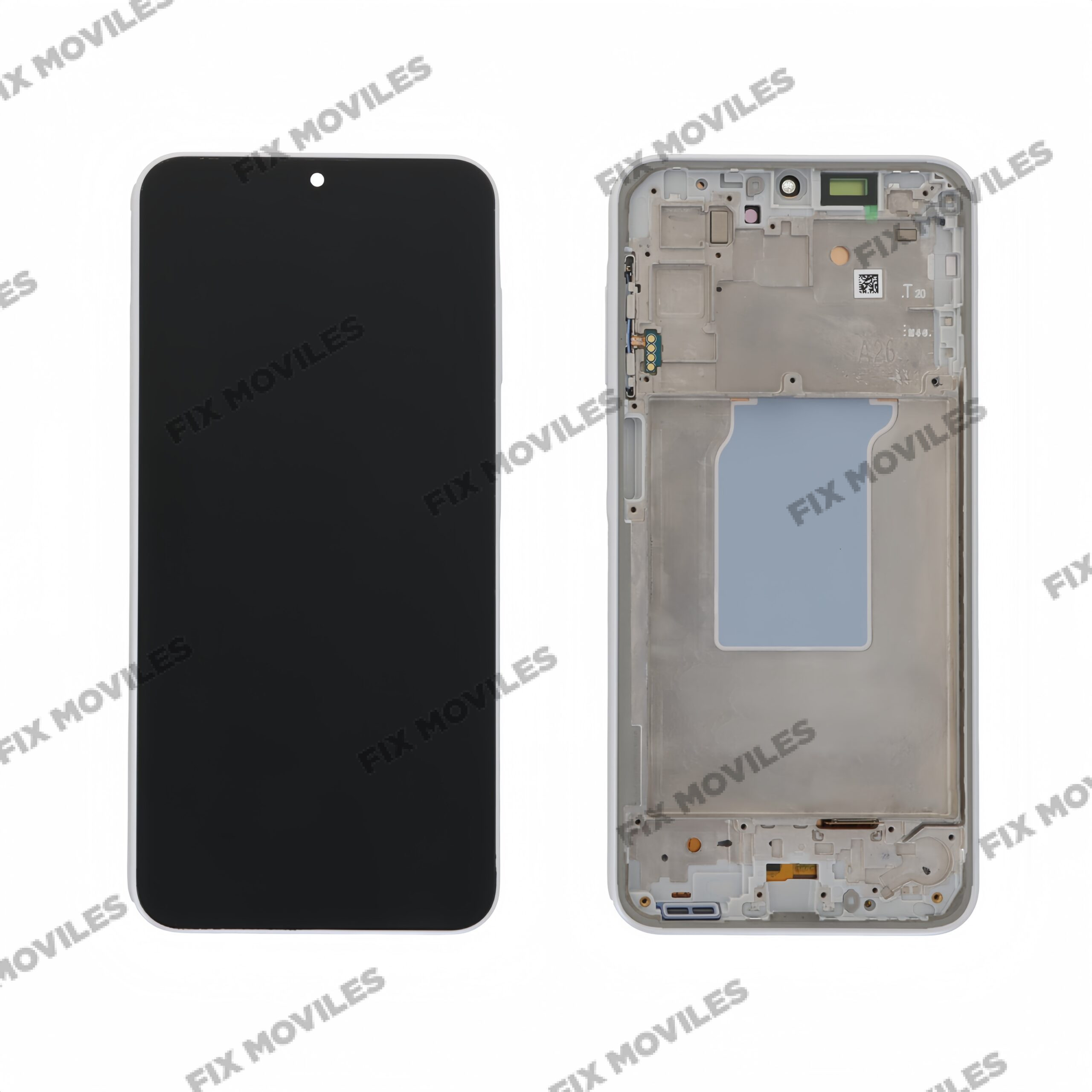Pantalla Samsung A26 5G Blanco con marco LCD+TACTIL SERVICE PACK Pantalla Samsung A26 5G Blanco con marco LCD+TACTIL SERVICE PACK - Image 1