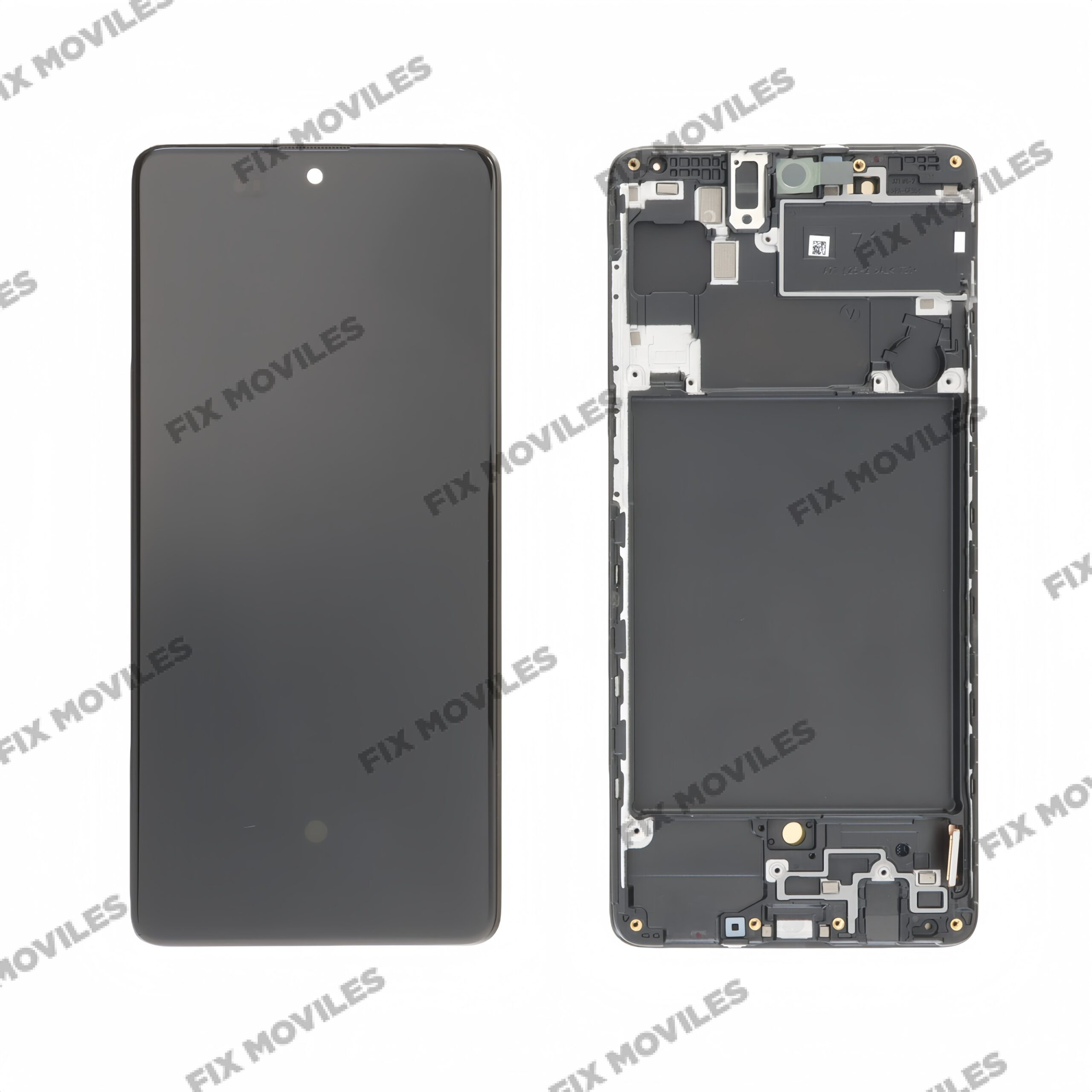 Pantalla Samsung A71 2020 SM-A715 Negro con Marco Original Completa SERVICE PACK Pantalla Samsung A71 2020 SM-A715 Negro con Marco Original Completa SERVICE PACK - Image 1