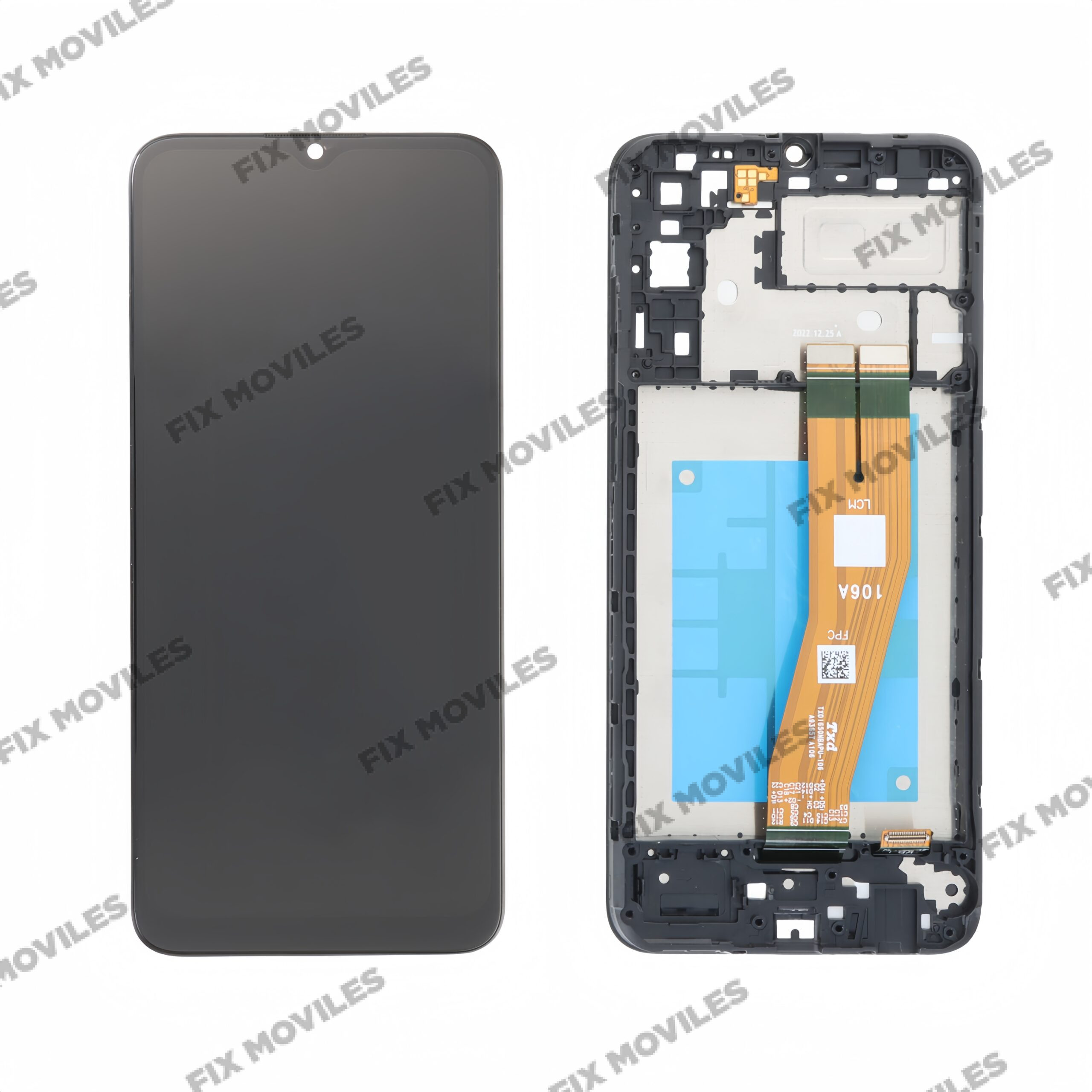 Pantalla Samsung Galaxy A04E A042 Negra LCD+Tactil con Marco Pantalla Samsung Galaxy A04E A042 Negra LCD+Tactil con Marco - Image 1