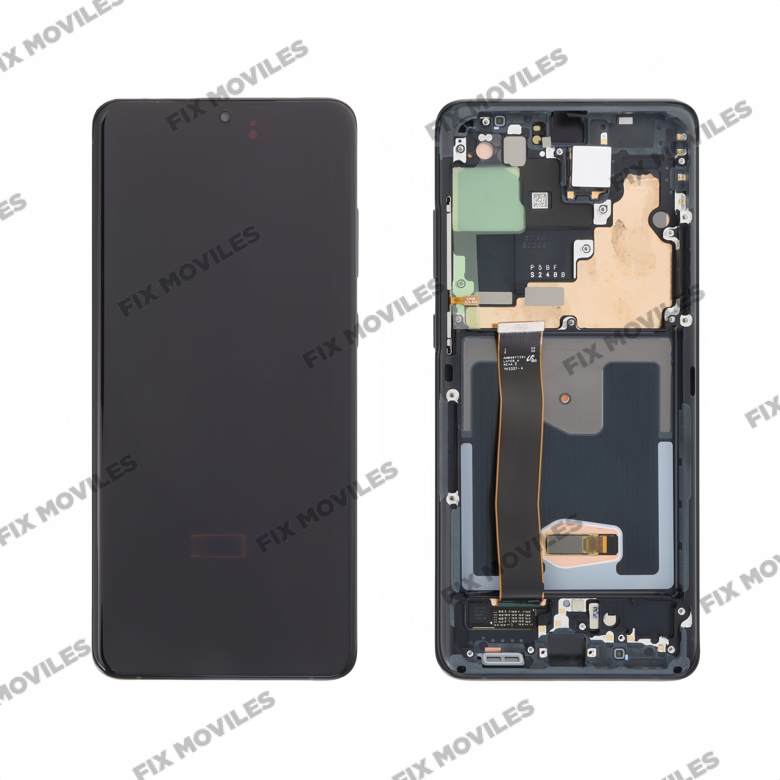 Pantalla Samsung Galaxy S20 Ultra G988B Plateado con Marco Original Completa SERVICE PACK Pantalla Samsung Galaxy S20 Ultra G988B Plateado con Marco Original Completa SERVICE PACK - Image 1