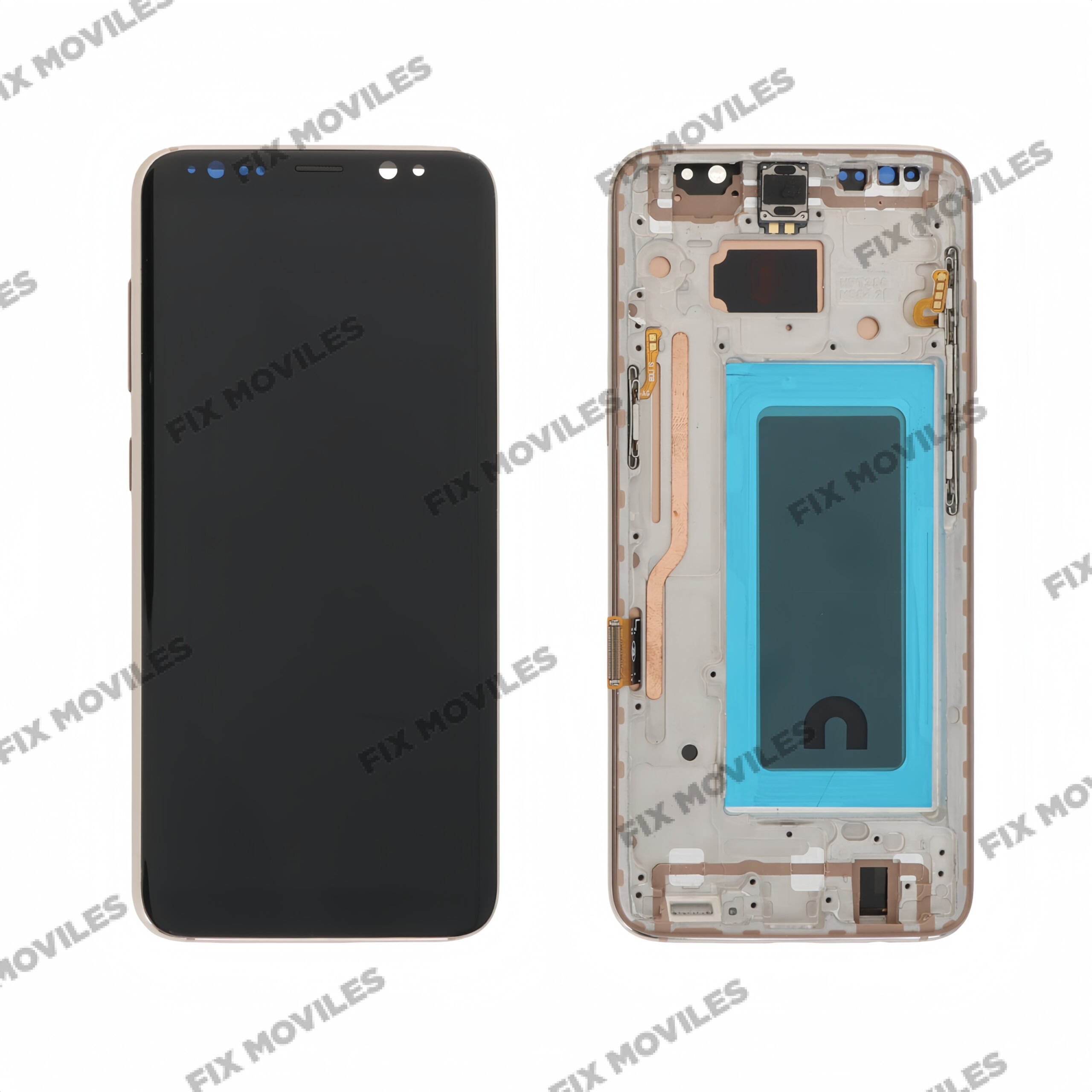 Pantalla Samsung Galaxy S8 G950 Dorada con Marco Original Completa SERVICE PACK Pantalla Samsung Galaxy S8 G950 Dorada con Marco Original Completa SERVICE PACK - Image 1