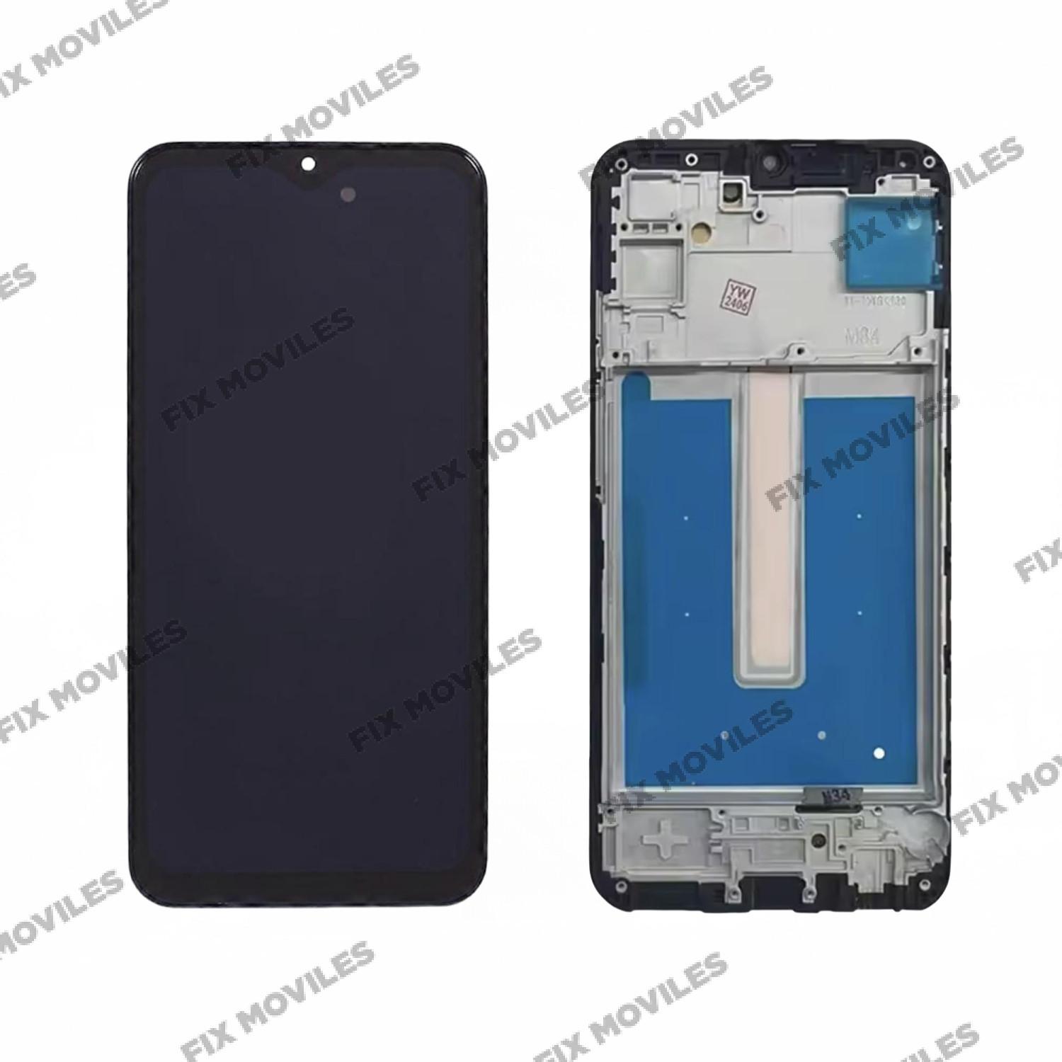 Pantalla Samsung M34 5G (SM-M346) Negra con Marco Completa SERVICE PACK Pantalla Samsung M34 5G (SM-M346) Negra con Marco Completa SERVICE PACK - Image 1