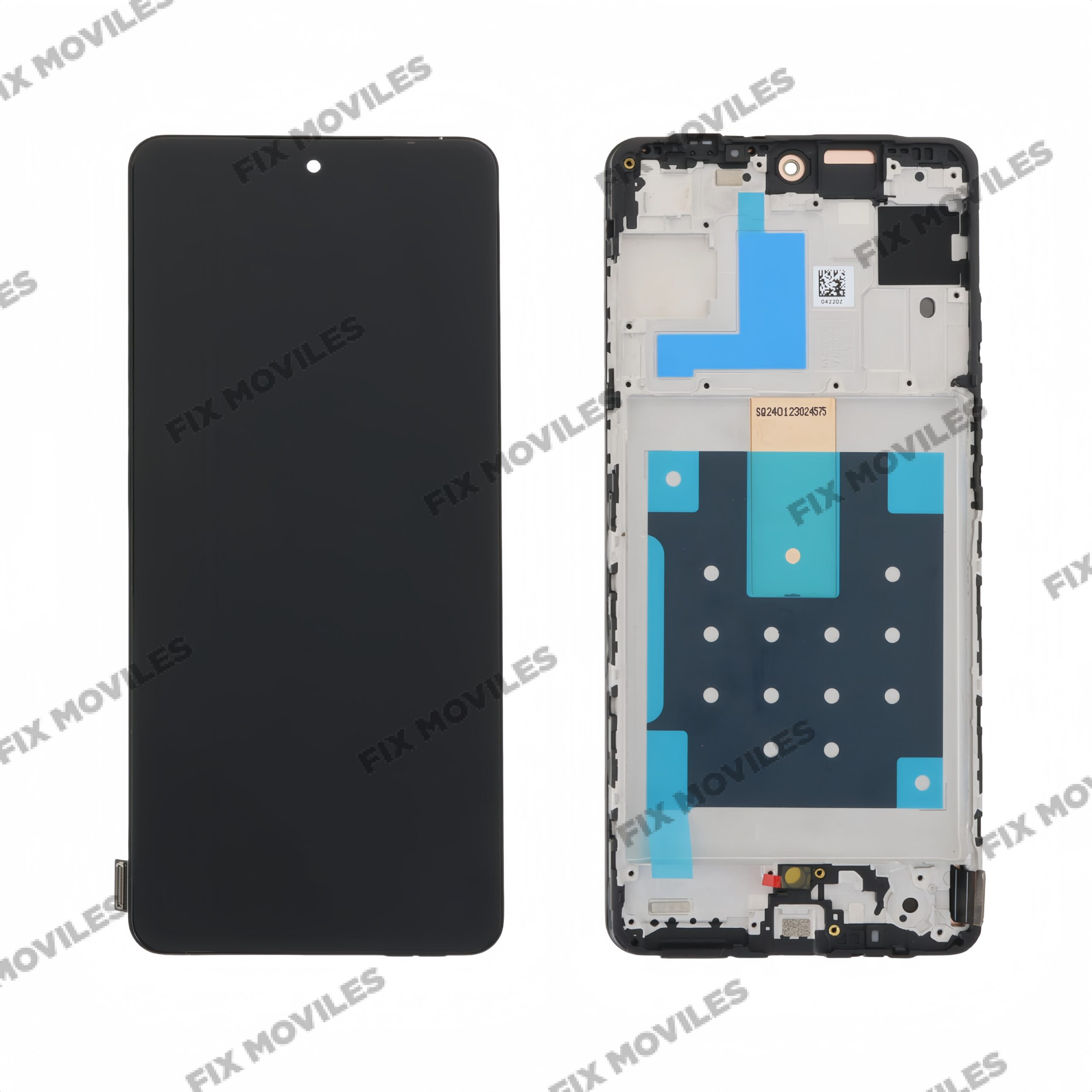 Pantalla Samsung M55 5G (SM-M556) Negra con Marco Completa SERVICE PACK Pantalla Samsung M55 5G (SM-M556) Negra con Marco Completa SERVICE PACK - Image 1