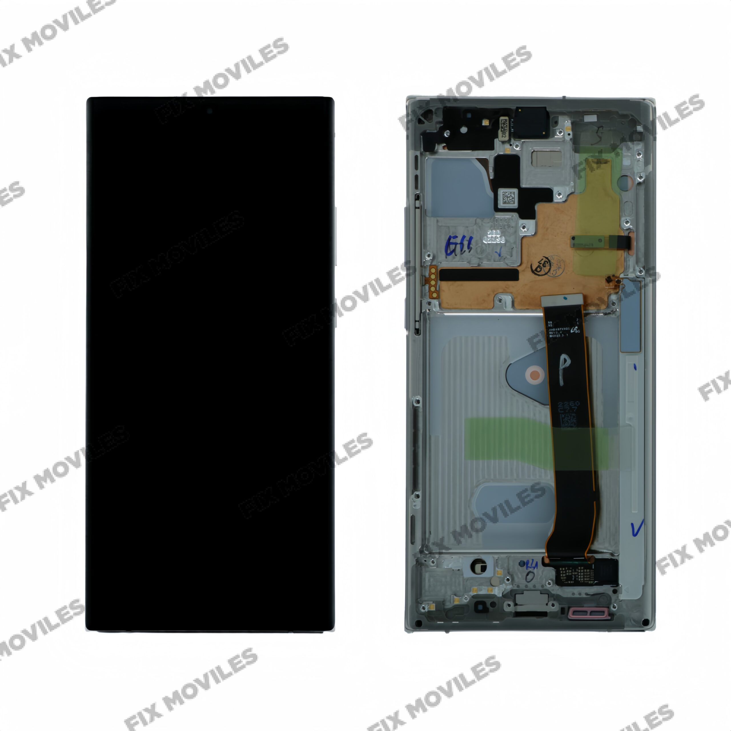 Pantalla Samsung Note 20 Ultra G985F Blanco con Marco Original Completa SERVICE PACK Pantalla Samsung Note 20 Ultra G985F Blanco con Marco Original Completa SERVICE PACK - Image 1