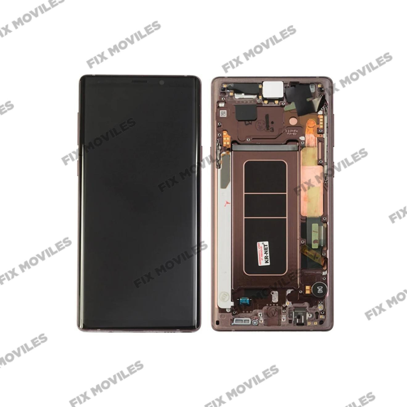 Pantalla Samsung Note 9 N960 Dorado con Marco Original Completa SERVICE PACK Pantalla Samsung Note 9 N960 Dorado con Marco Original Completa SERVICE PACK - Image 1