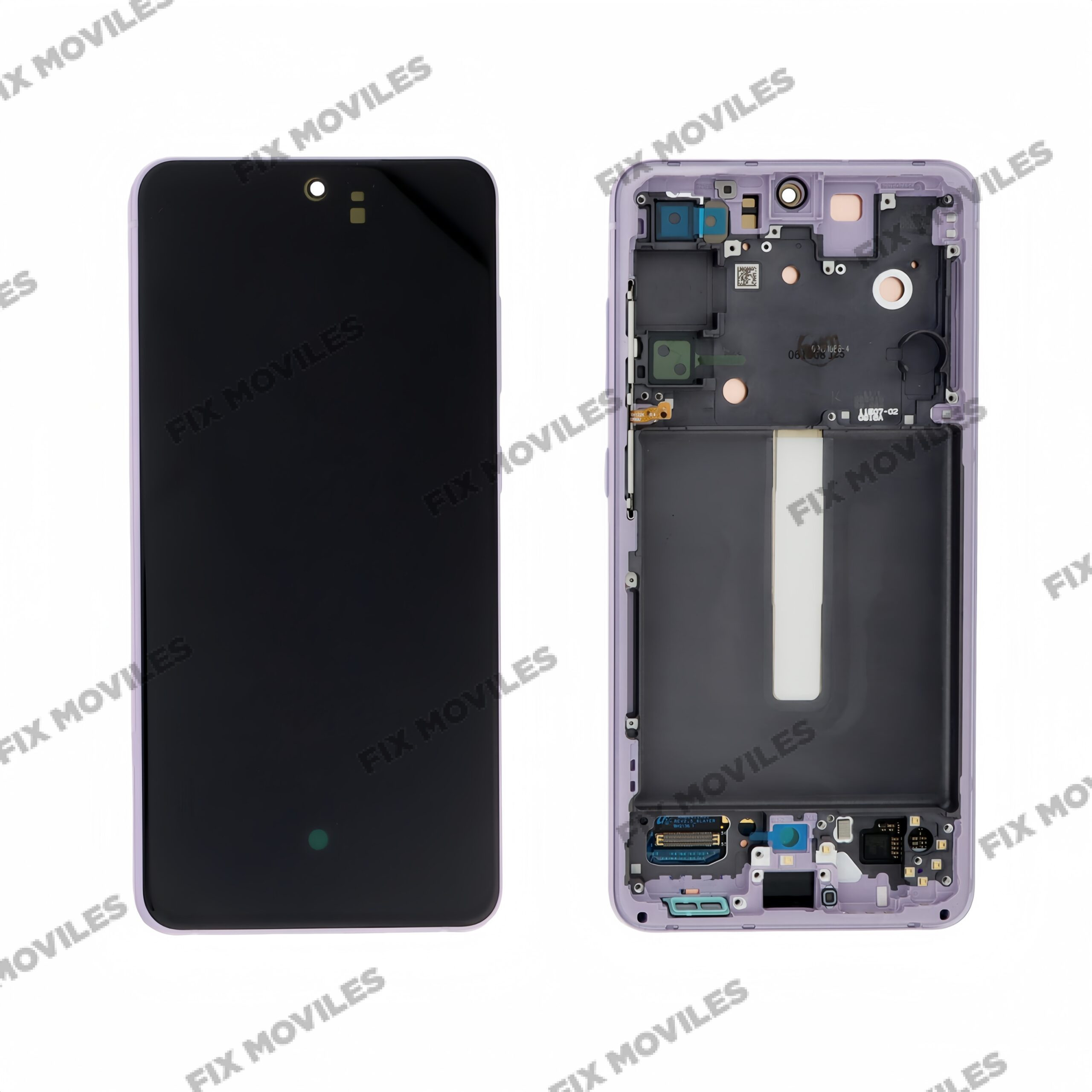 Pantalla Samsung S21 FE G990 Violet con Marco Original Completa SERVICE PACK Pantalla Samsung S21 FE G990 Violet con Marco Original Completa SERVICE PACK - Image 1