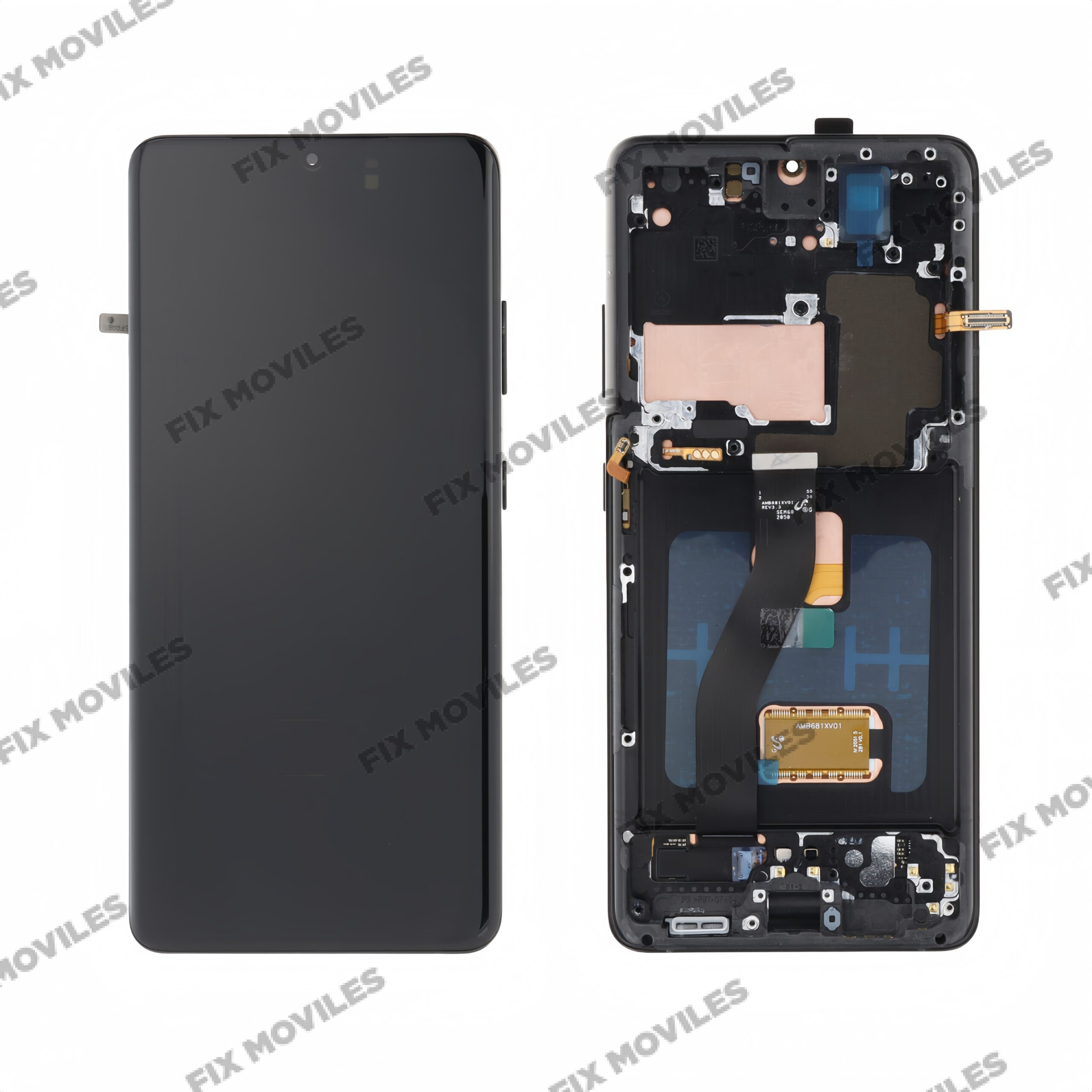 Pantalla Samsung S21 Ultra G988B Negra con Marco Original Completa SERVICE PACK Pantalla Samsung S21 Ultra G988B Negra con Marco Original Completa SERVICE PACK - Image 1