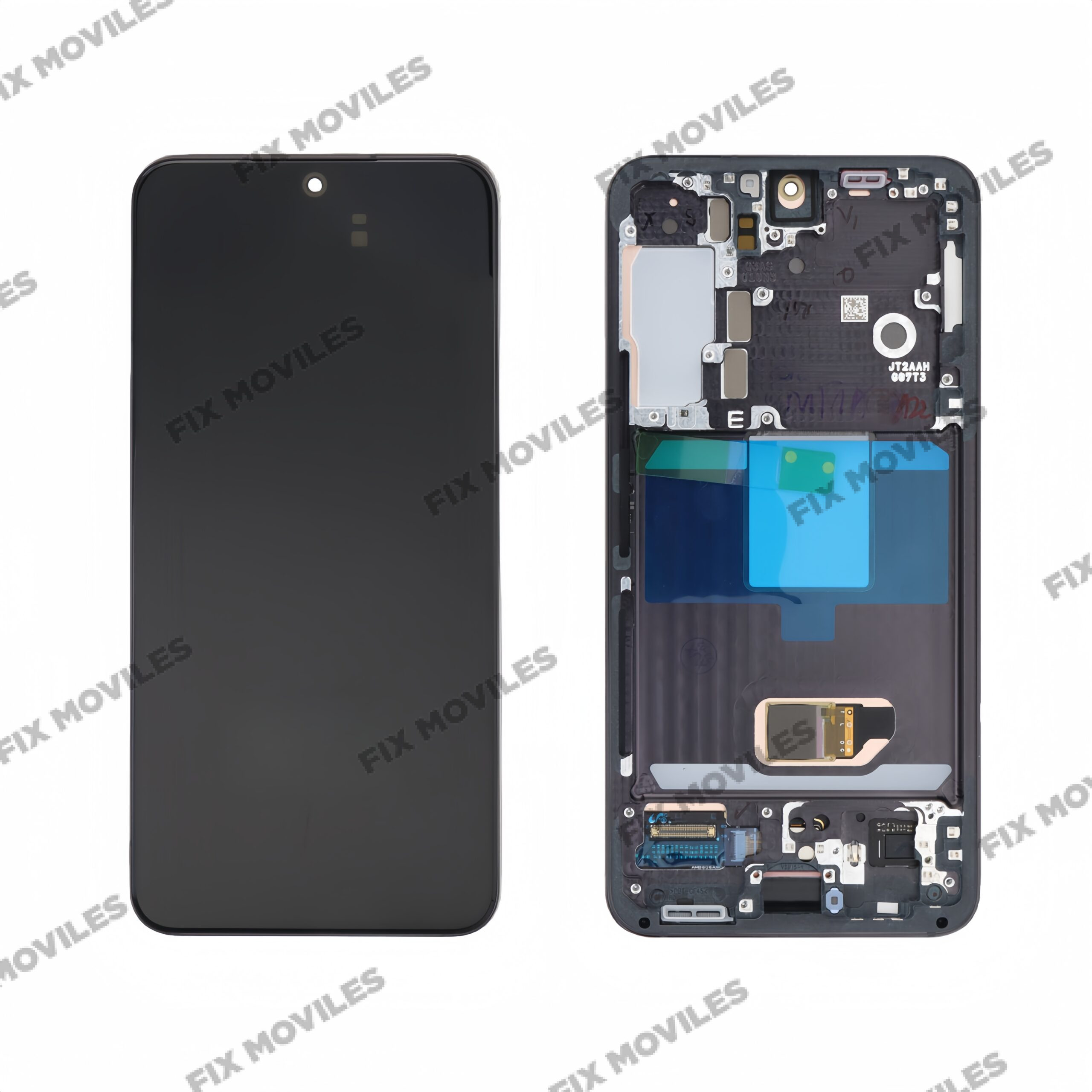 Pantalla Samsung S22 S901 Negra con Marco Original Completa SERVICE PACK Pantalla Samsung S22 S901 Negra con Marco Original Completa SERVICE PACK - Image 1