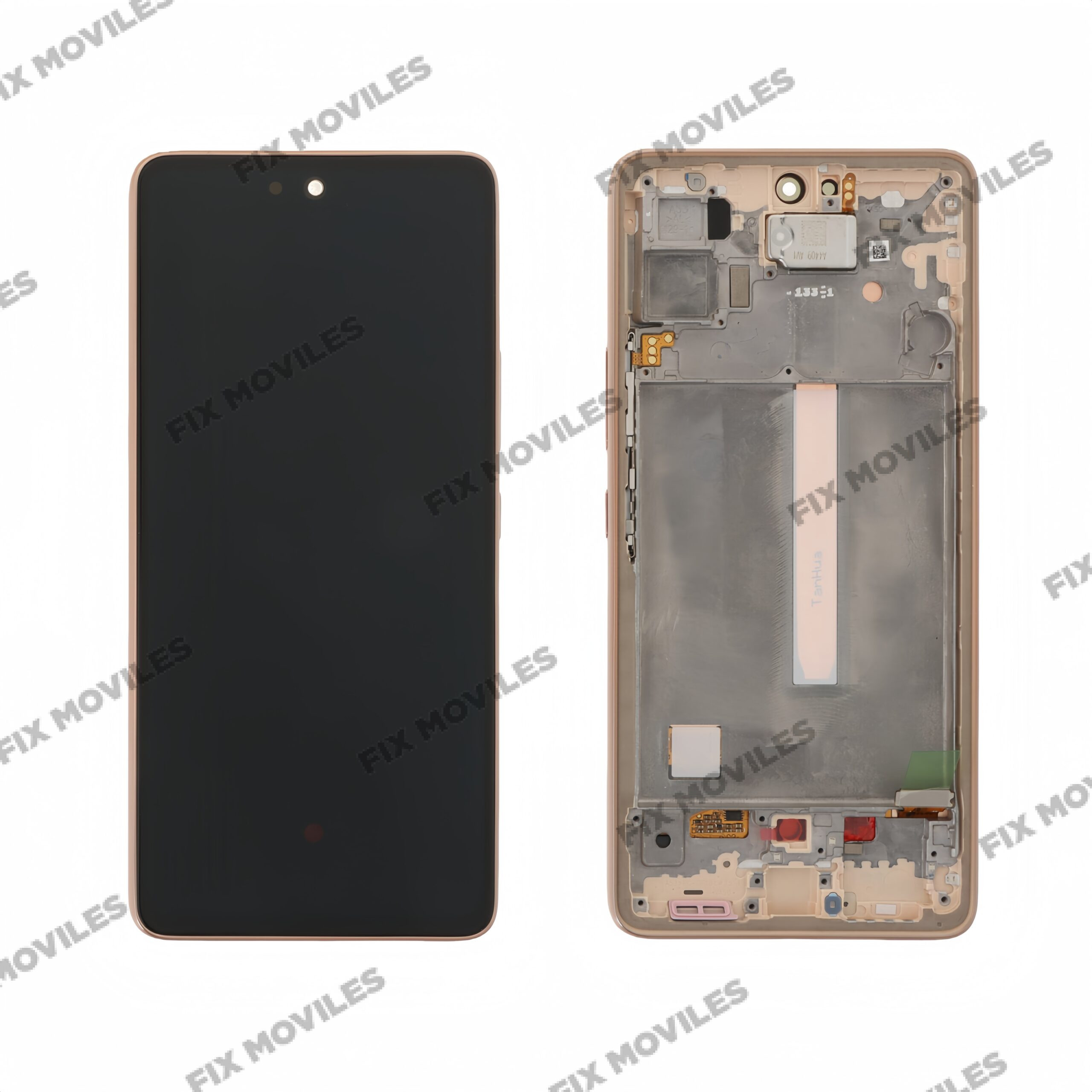 Pantalla Samsung SM-A536 A53 5G 2022 Dorado con Marco Original Completa SERVICE PACK Pantalla Samsung SM-A536 A53 5G 2022 Dorado con Marco Original Completa SERVICE PACK - Image 1
