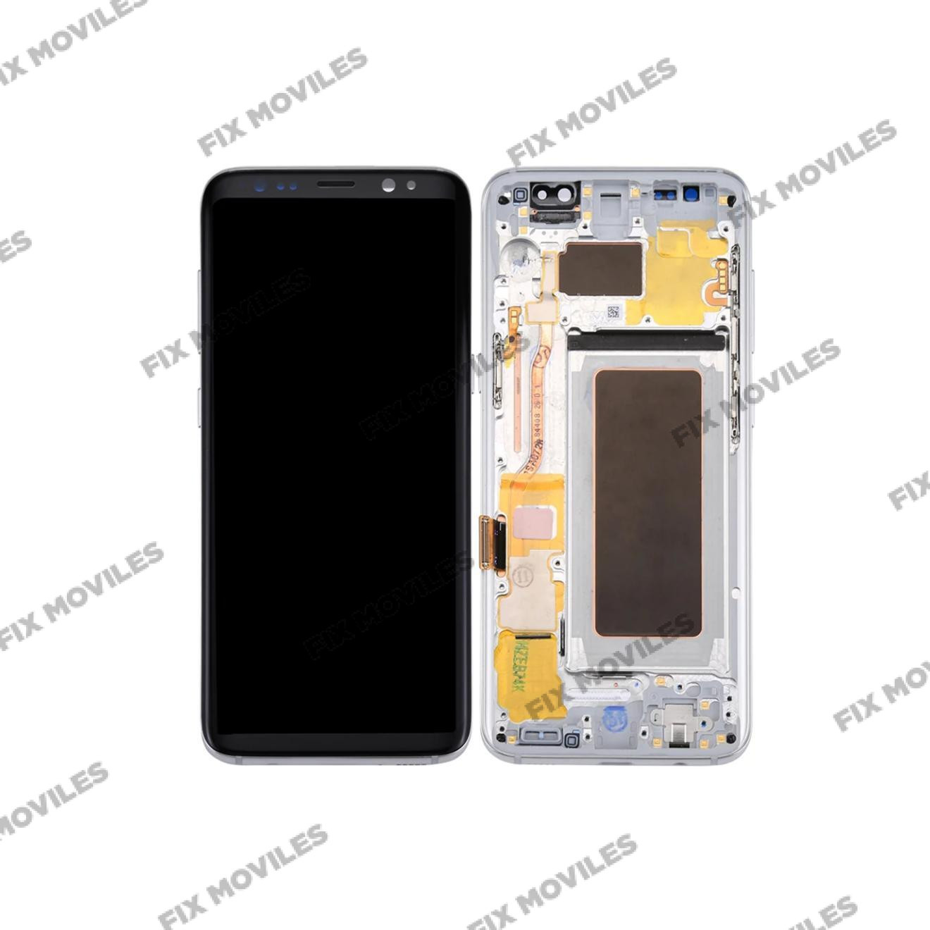 Pantalla Samsung Galaxy S8 G950 Plateada con Marco Original Completa SERVICE PACK Pantalla Samsung Galaxy S8 G950 Plateada con Marco Original Completa SERVICE PACK - Image 1
