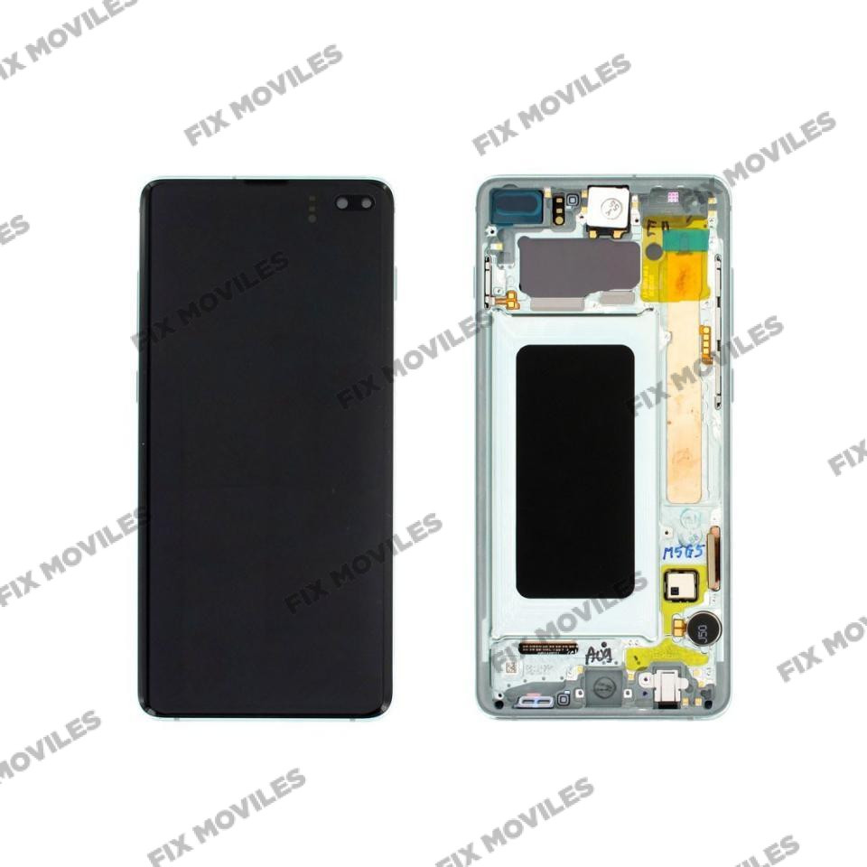 Pantalla Samsung Galaxy S10 G973 Verde con Marco Original Completa SERVICE PACK Pantalla Samsung Galaxy S10 G973 Verde con Marco Original Completa SERVICE PACK - Image 1