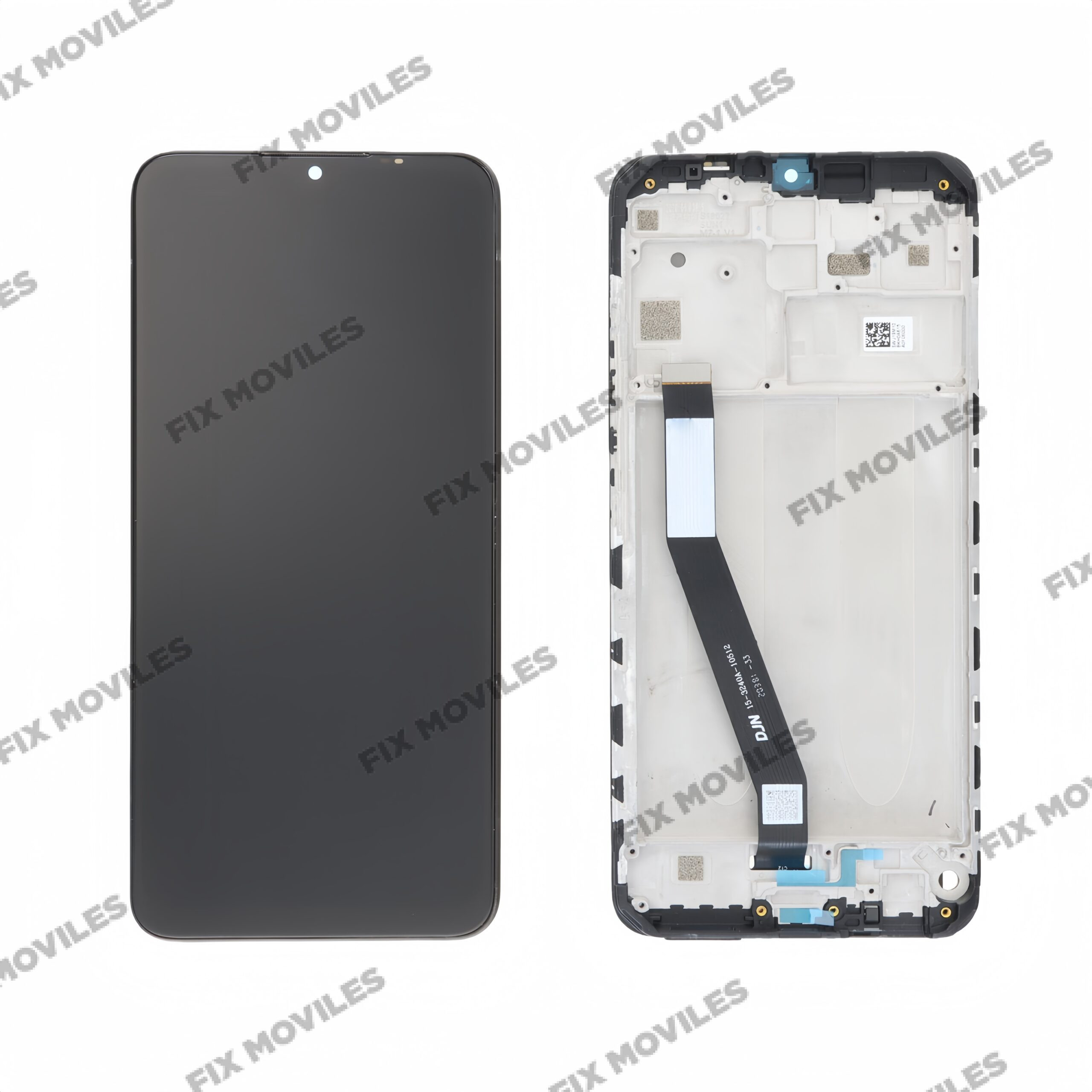 Pantalla Xiaomi Redmi 9 Negra con Marco Completa LCD+Tactil Pantalla Xiaomi Redmi 9 Negra con Marco Completa LCD+Tactil - Image 1